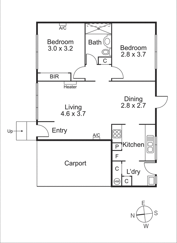 3/82 Warrigal Road, Parkdale VIC 3195 - Floorplan