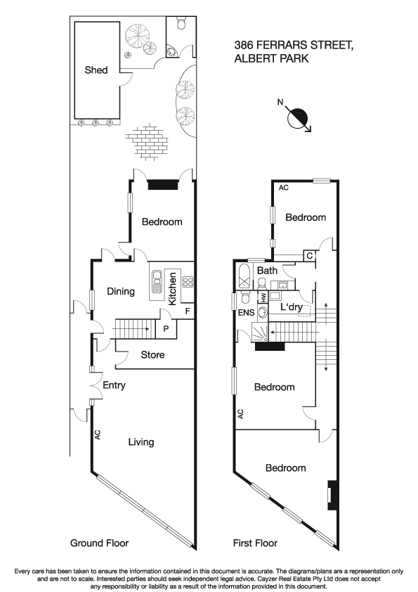 386 Ferrars Street, ALBERT PARK VIC 3206 - Floorplan