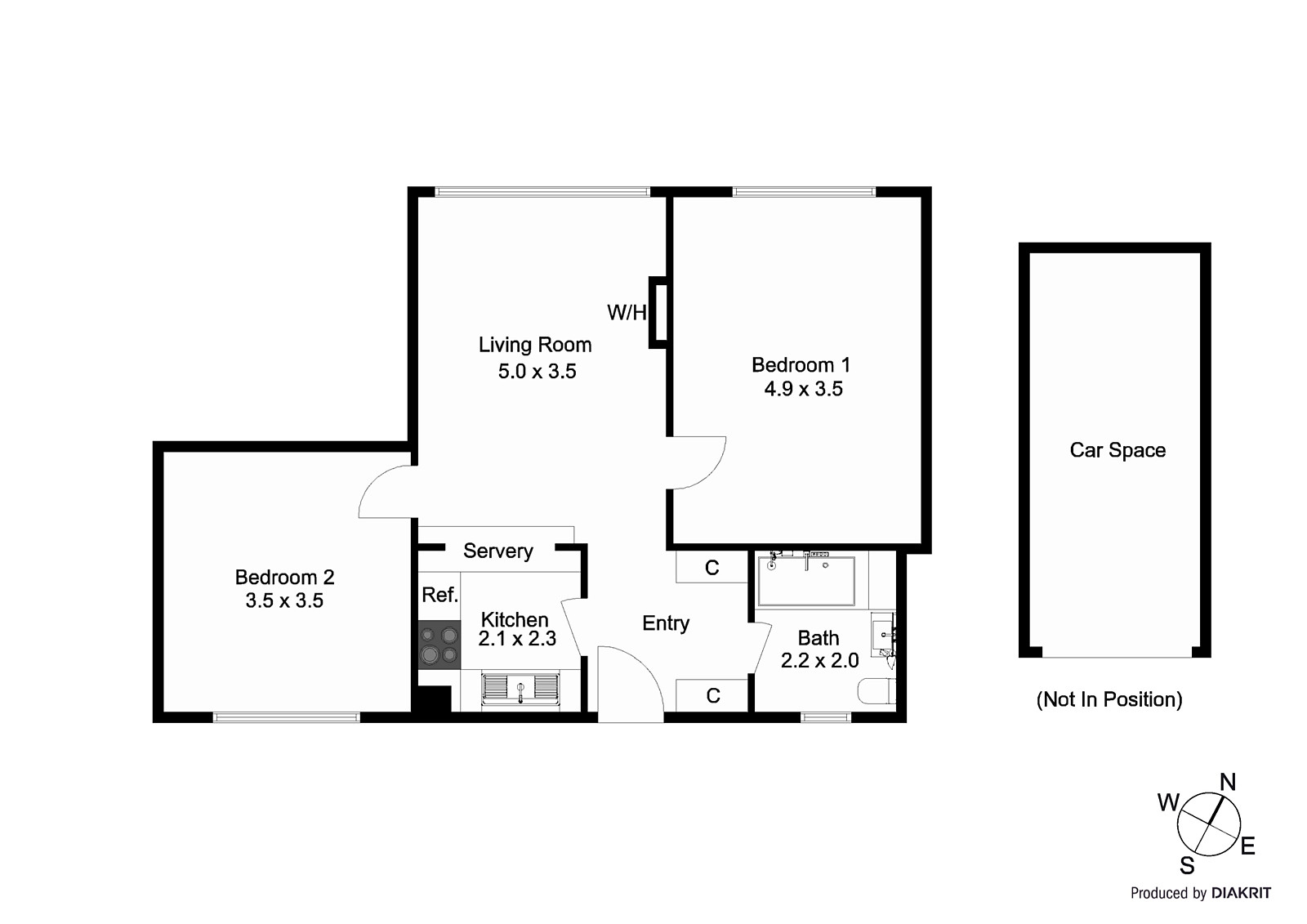 38/78 Queens Road, Melbourne VIC 3004 - Floorplan