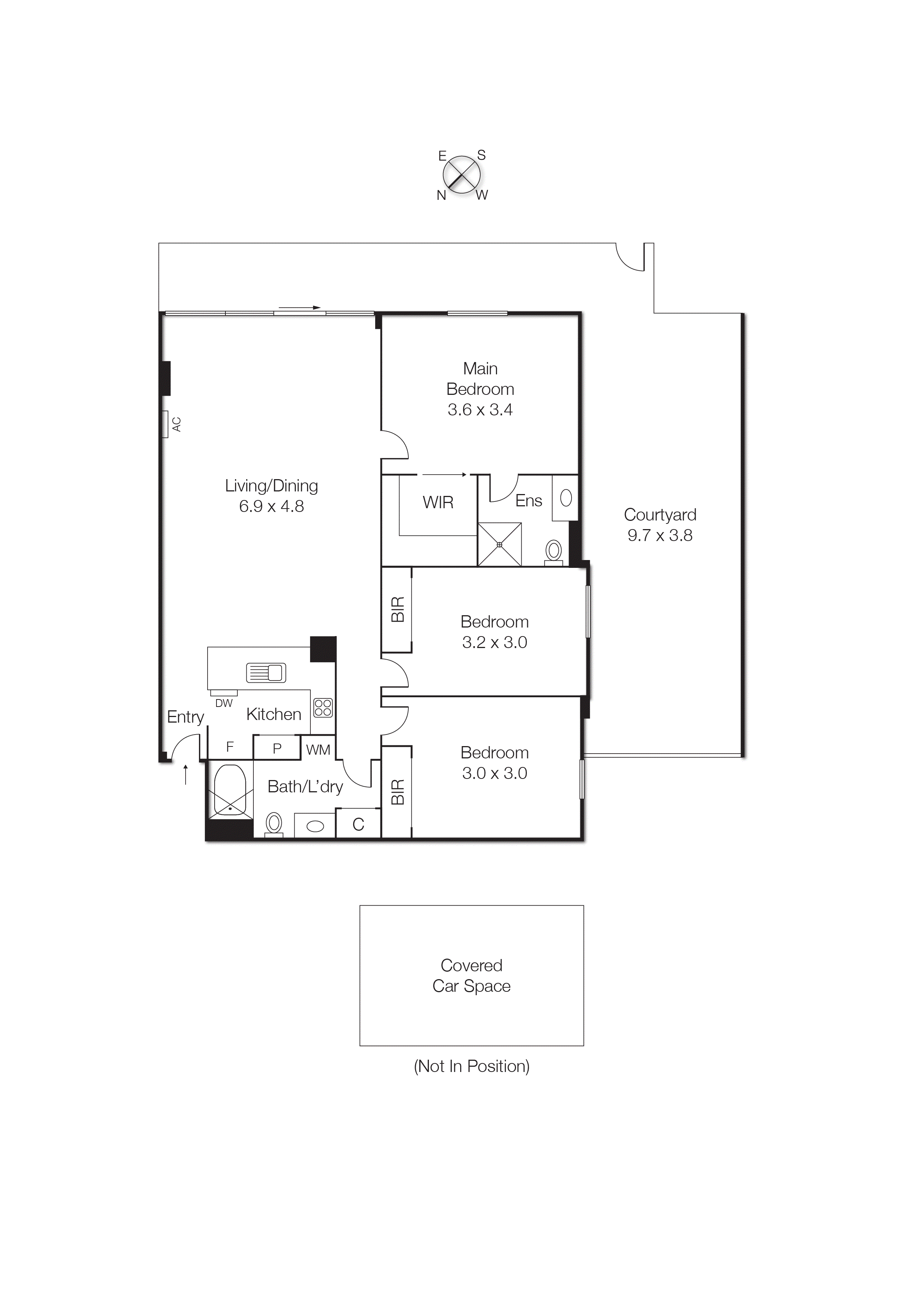 38/79 Whiteman Street, Southbank VIC 3006 - Floorplan