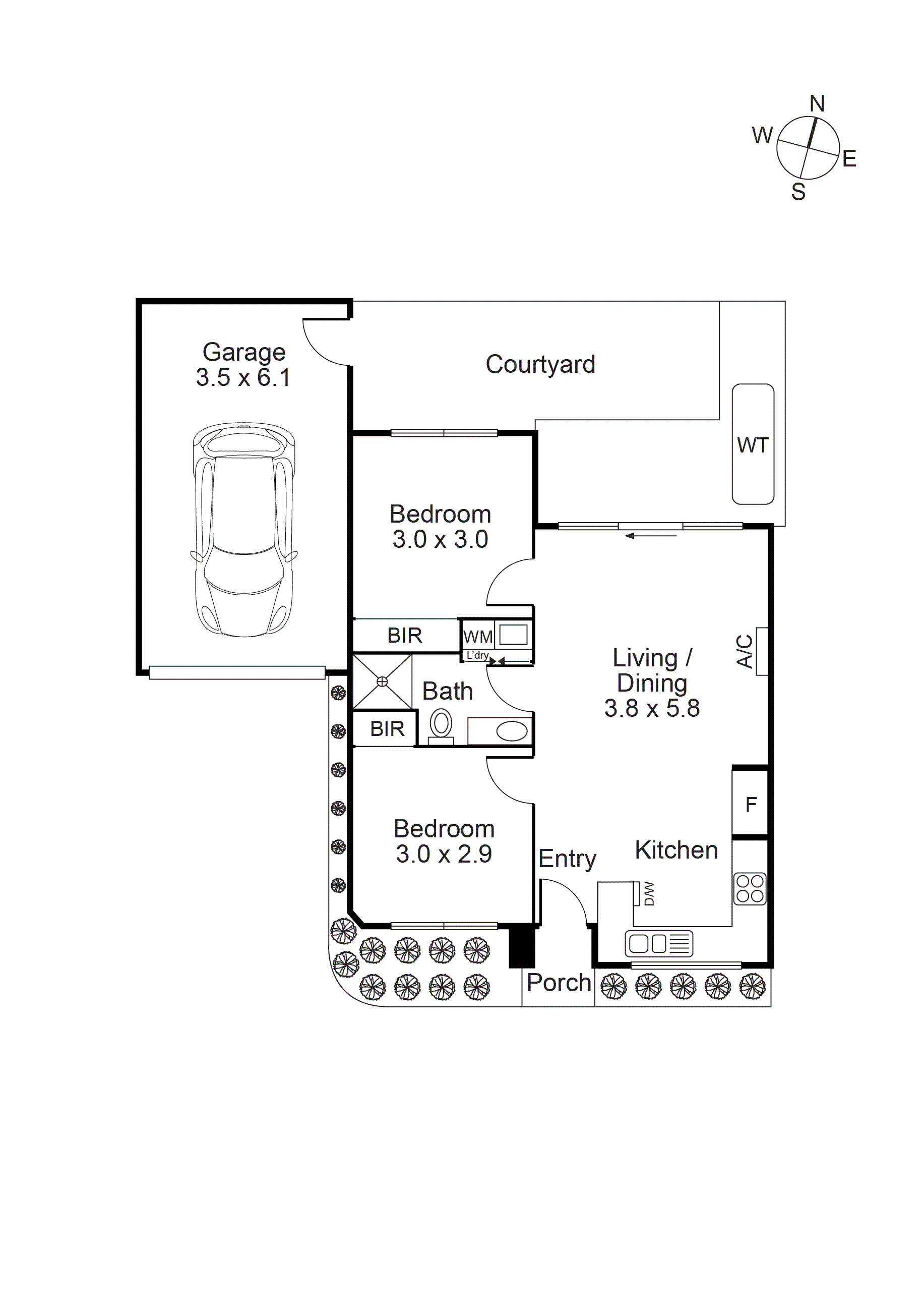 3/89 Sussex Street, Pascoe Vale VIC 3044 - Floorplan