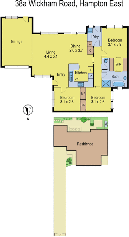 38A Wickham Road, Hampton East VIC 3188 - Floorplan