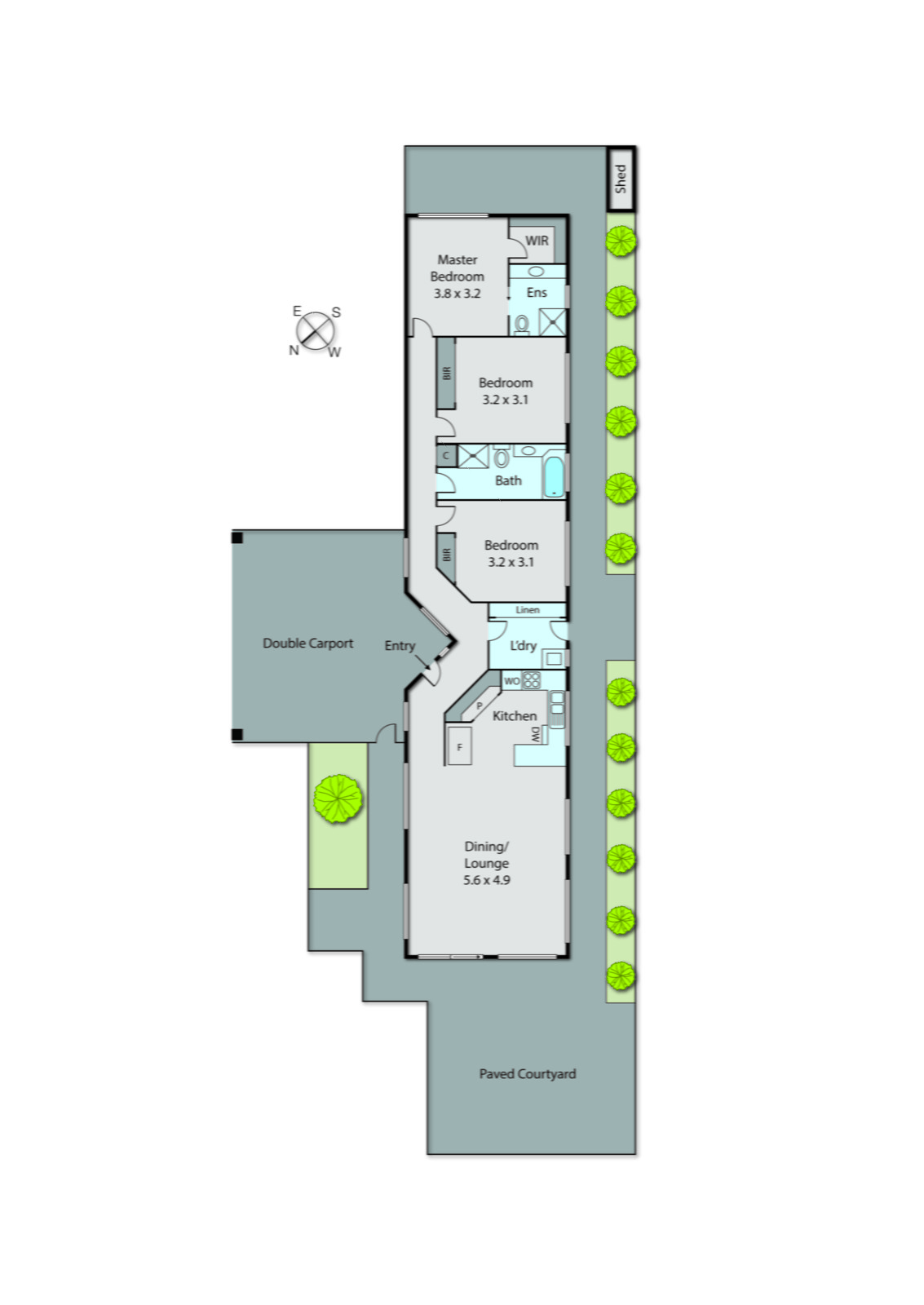 3/9 - 11 Reid Street, Parkdale VIC 3195 - Floorplan