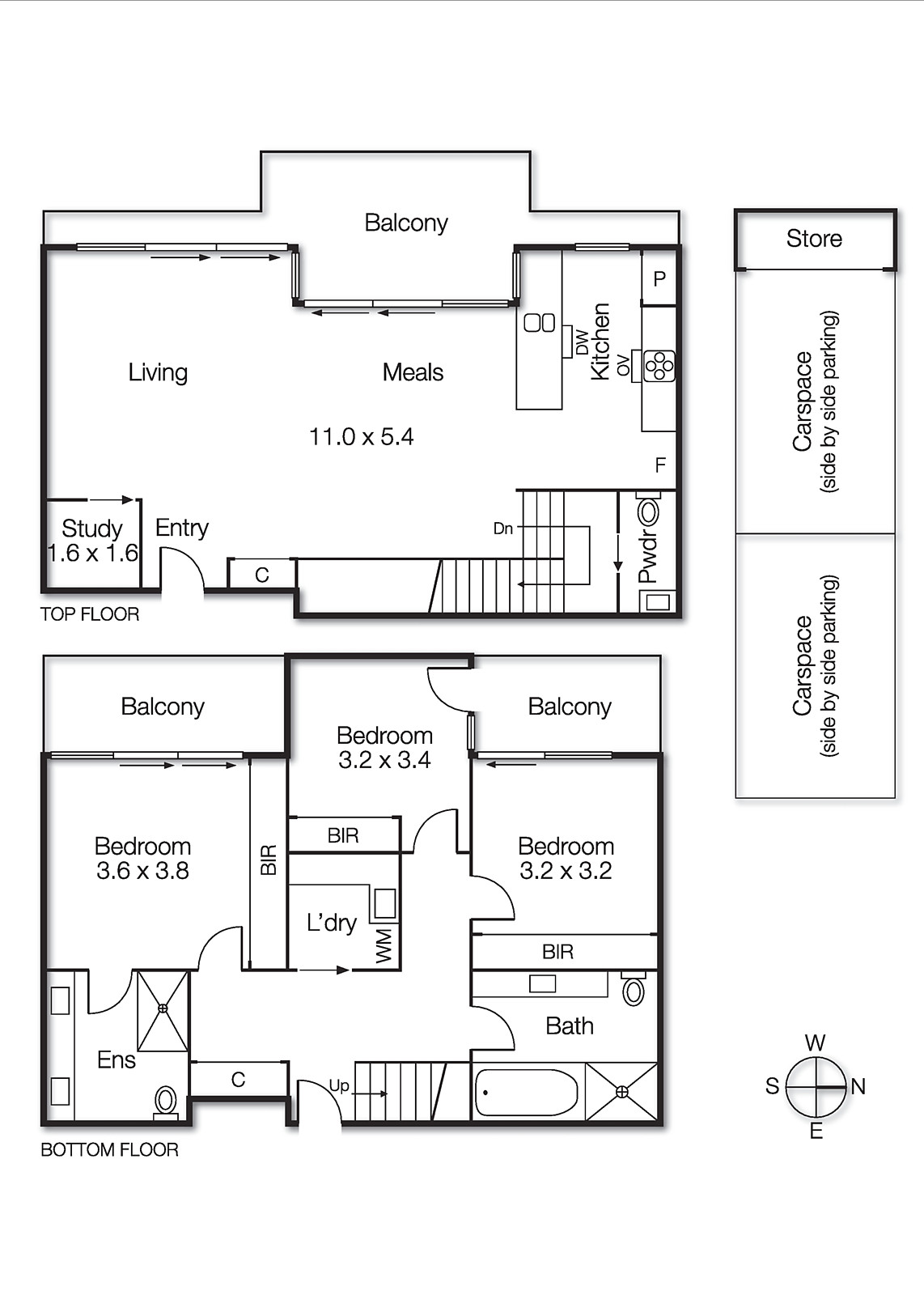 3/9 Bay Road, Sandringham VIC 3191 - Floorplan