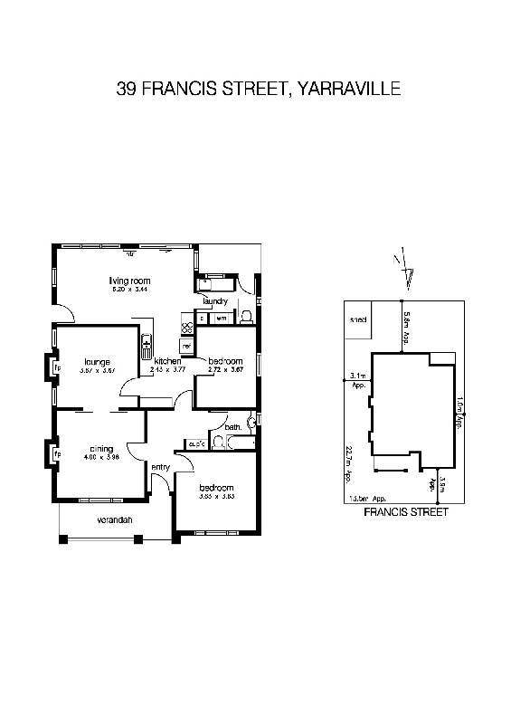 39 Francis Street, YARRAVILLE VIC 3013 - Floorplan