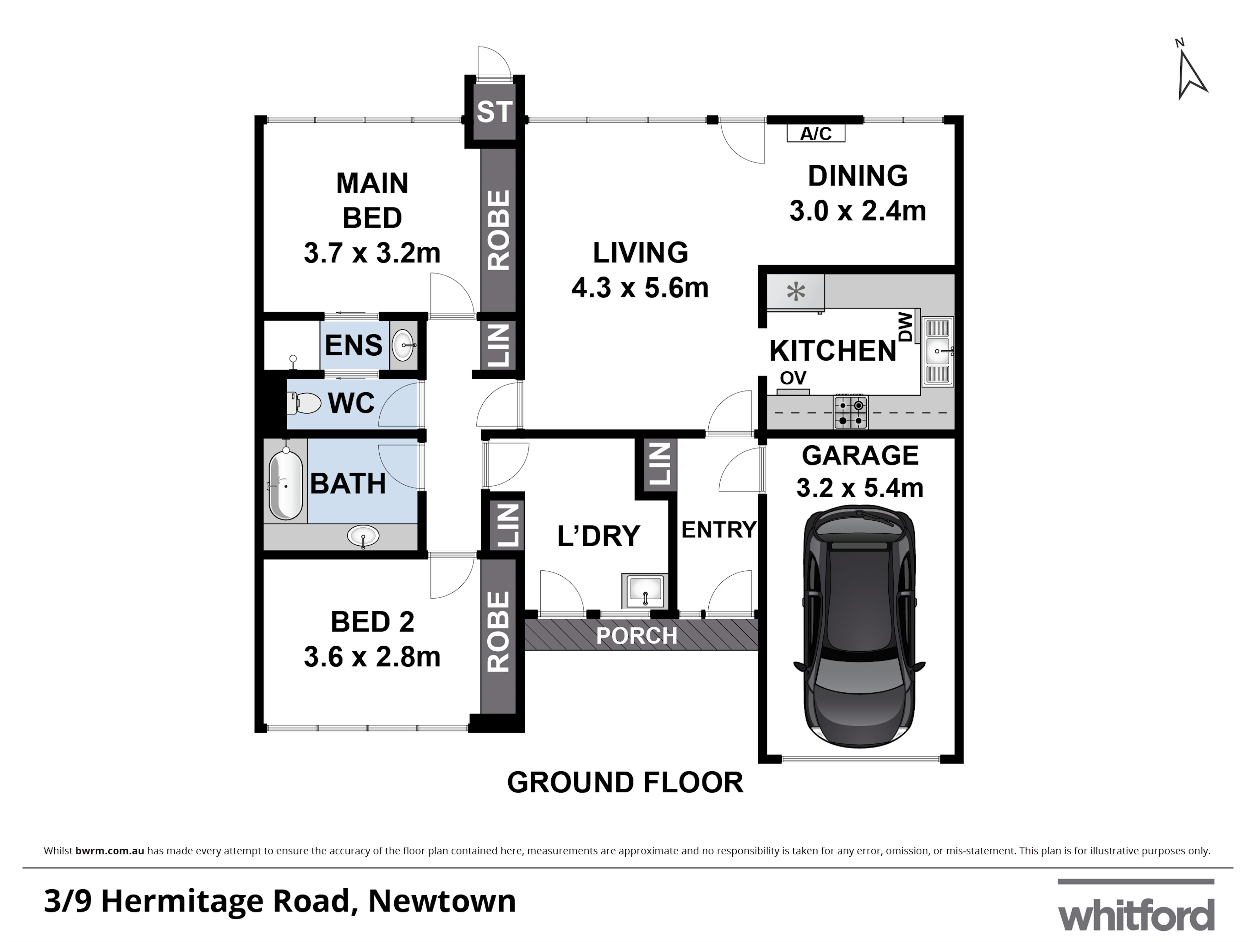 3/9 Hermitage Road, Newtown