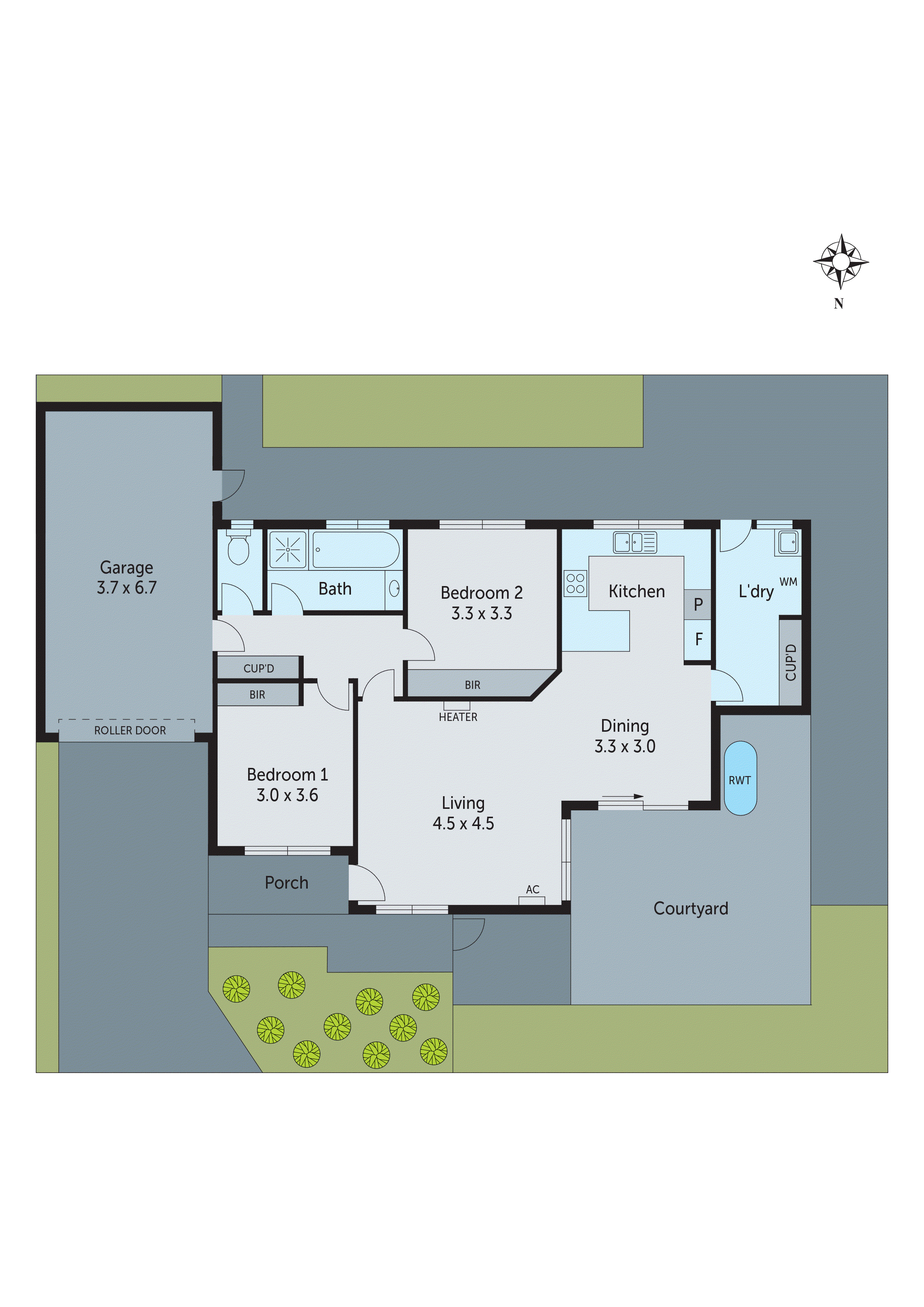 3/9 Heyers Road, Grovedale VIC 3216 - Floorplan