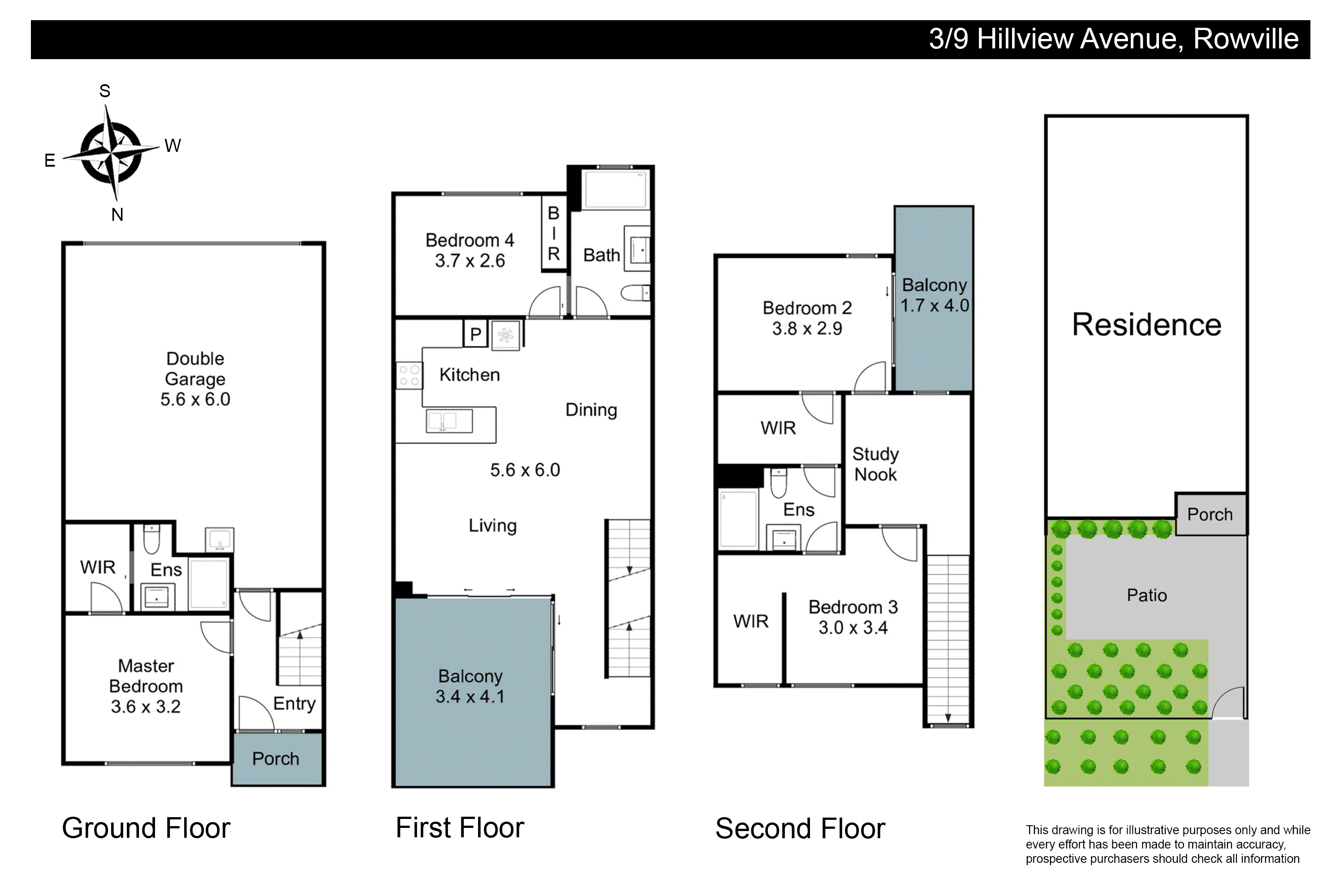 3/9 Hillview Avenue, Rowville VIC 3178 - Floorplan