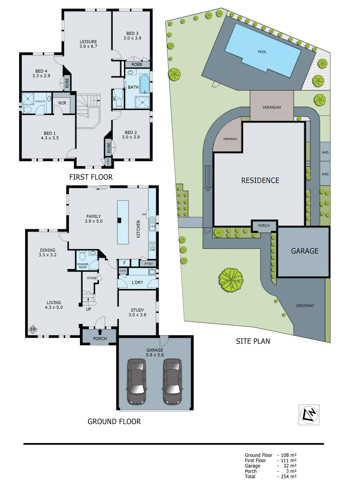 39 Jacqueline Drive, Aspendale Gardens VIC 3195 - Floorplan