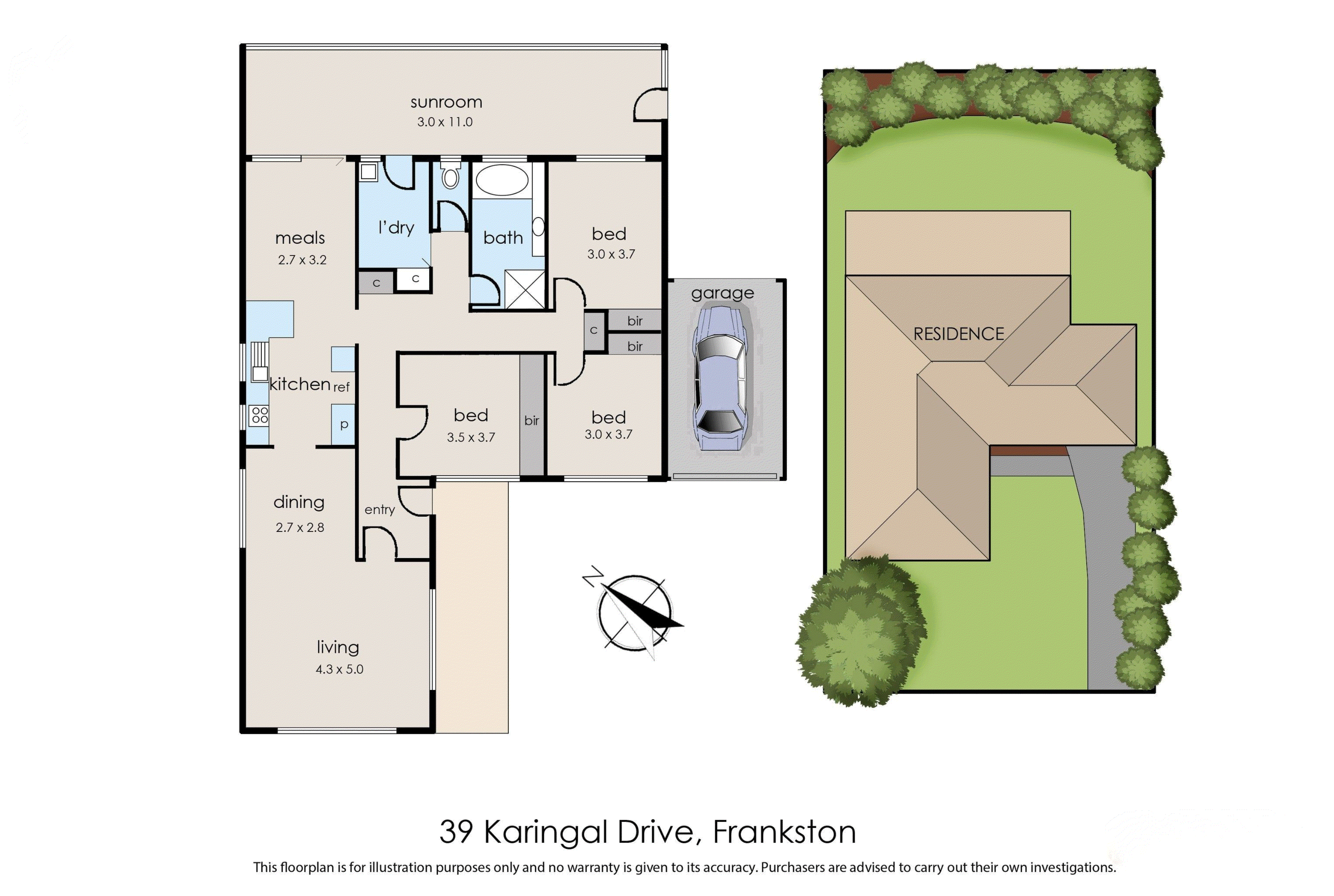39 Karingal Drive, Frankston VIC 3199 - Floorplan