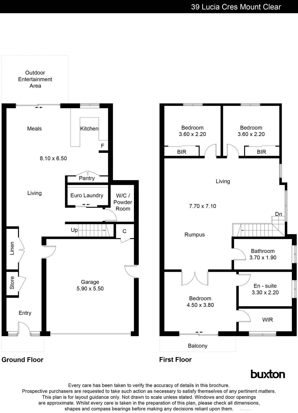 39 Lucia Crescent, Mount Clear VIC 3350 - Floorplan