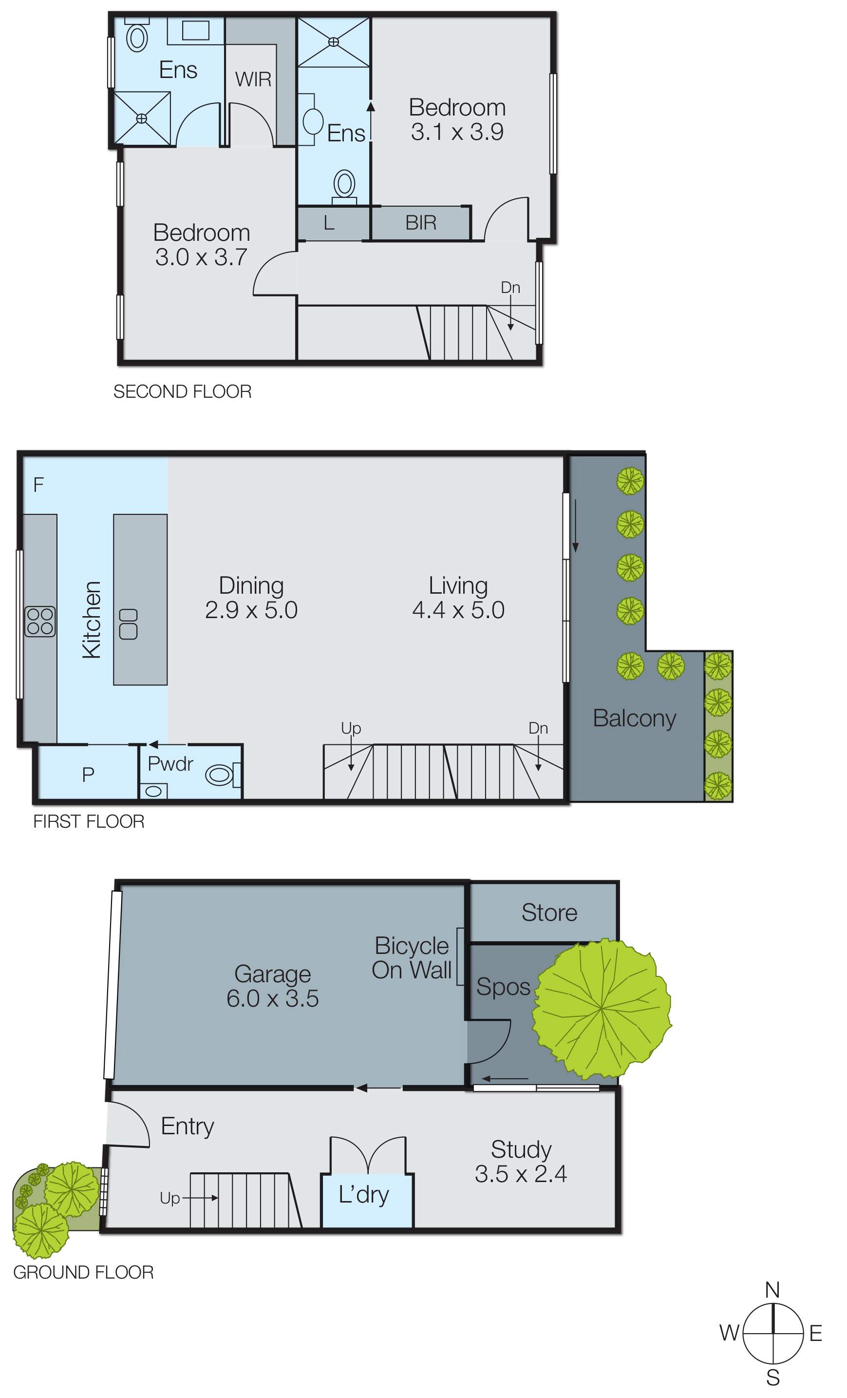 3/9 Myriong Street, CLAYTON VIC 3168 - Floorplan