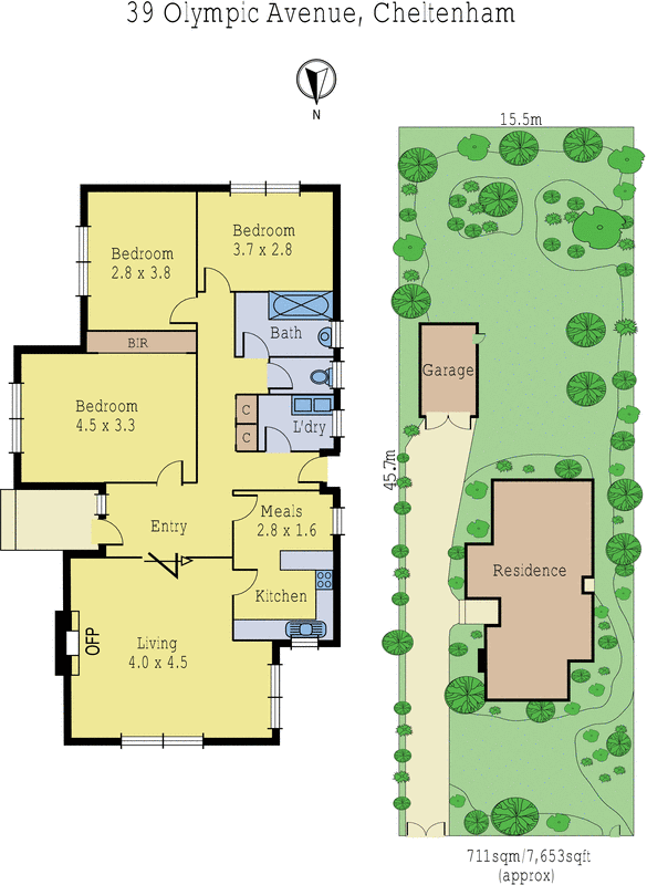 39 Olympic Avenue, Cheltenham VIC 3192 - Floorplan