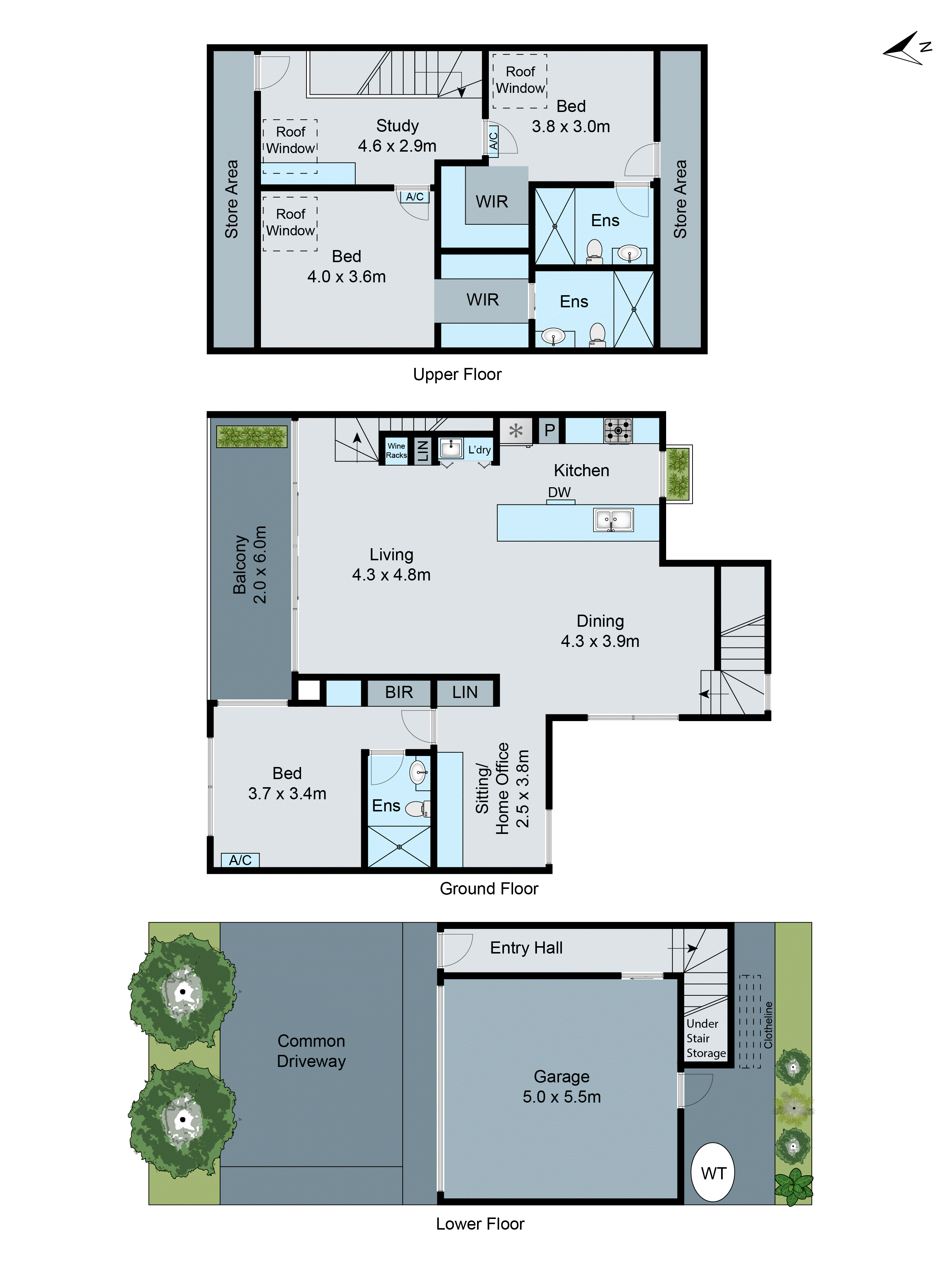 3/9 Scarlett Street, Geelong West VIC 3218 - Floorplan