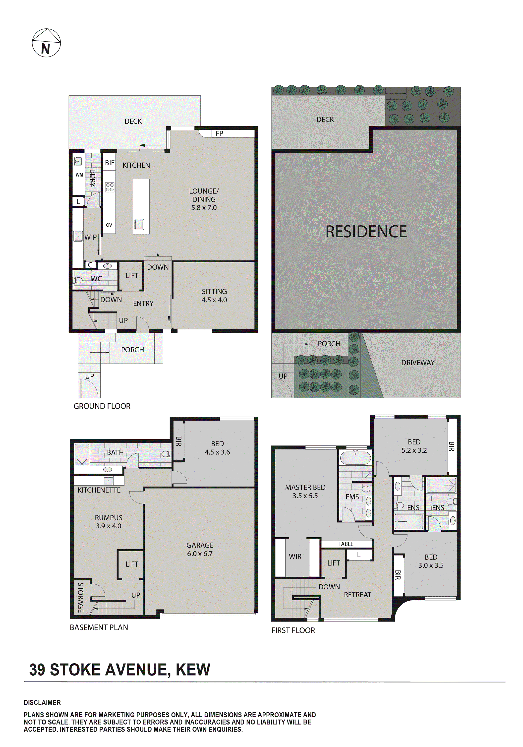 39 Stoke Avenue, Kew VIC 3101 - Floorplan