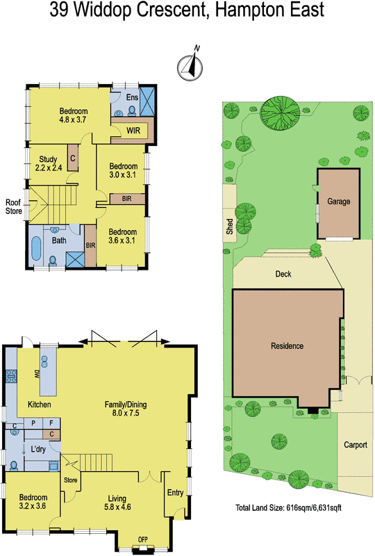 39 Widdop Crescent, Hampton East VIC 3188 - Floorplan