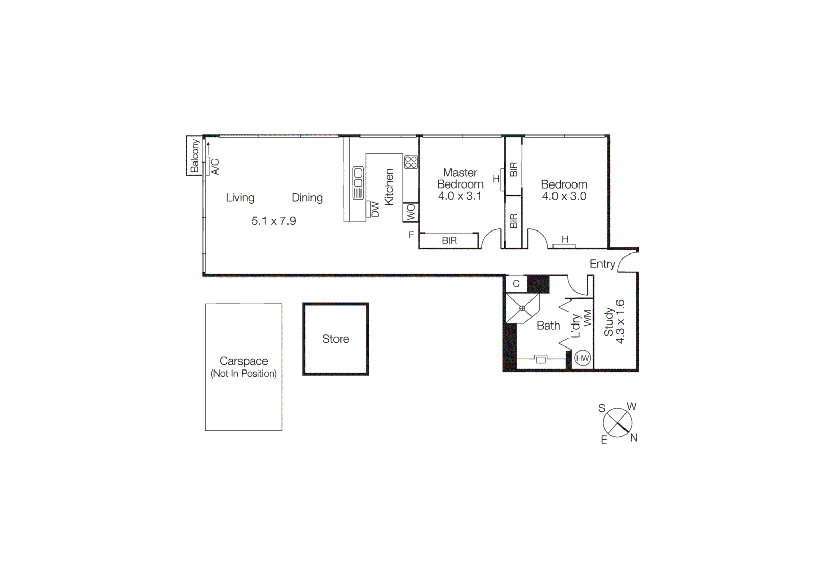 39/1 St Kilda Road, St Kilda VIC 3182 - Floorplan