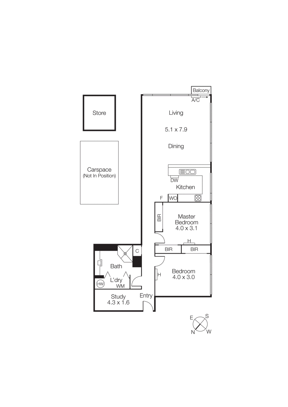 39/1 St Kilda Road, St Kilda VIC 3182 - Floorplan