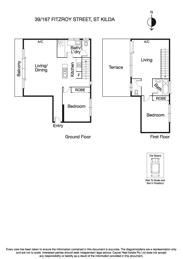 39/167 Fitzroy Street, ST KILDA VIC 3182 - Floorplan