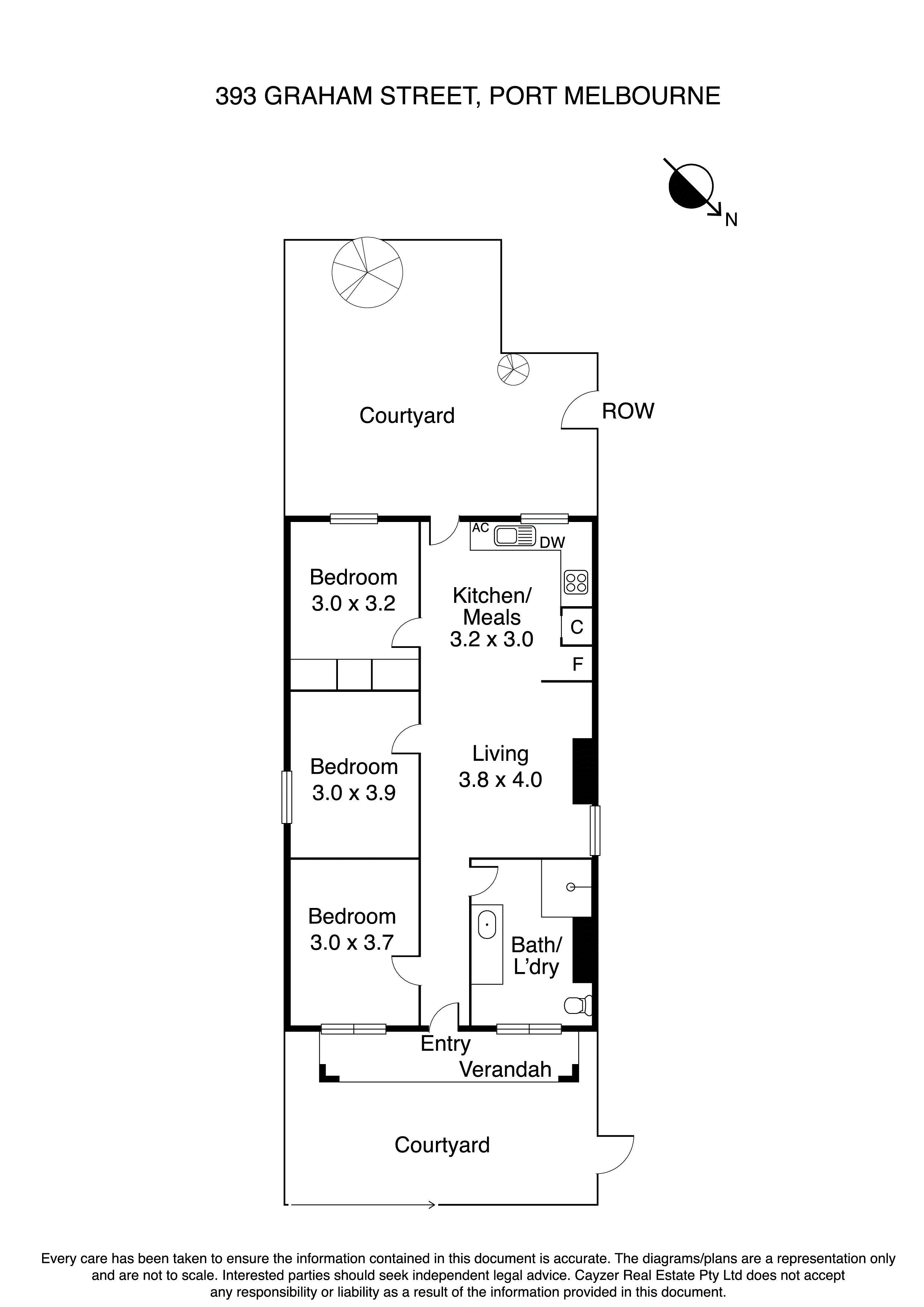 393 Graham Street, PORT MELBOURNE VIC 3207 - Floorplan