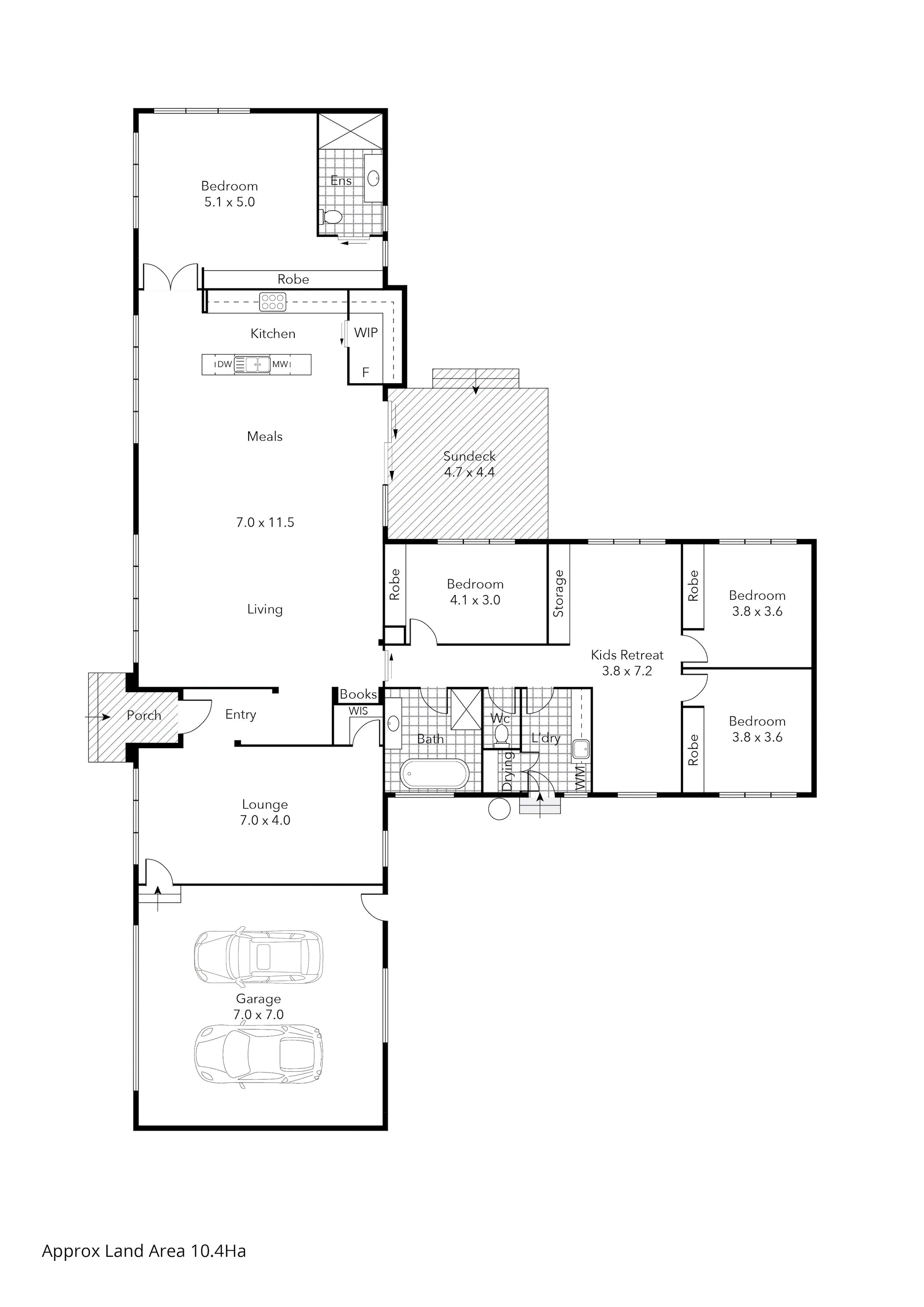 397 Post Office Road, Ross Creek VIC 3351 - Floorplan