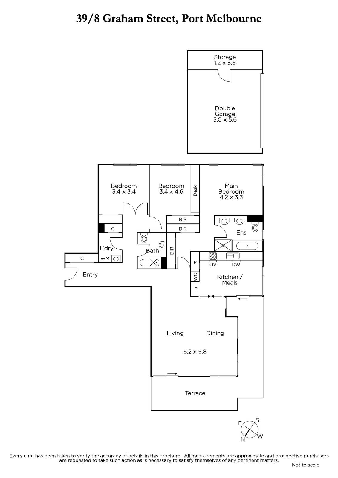 39/8 Graham Street, Port Melbourne VIC 3207 - Floorplan
