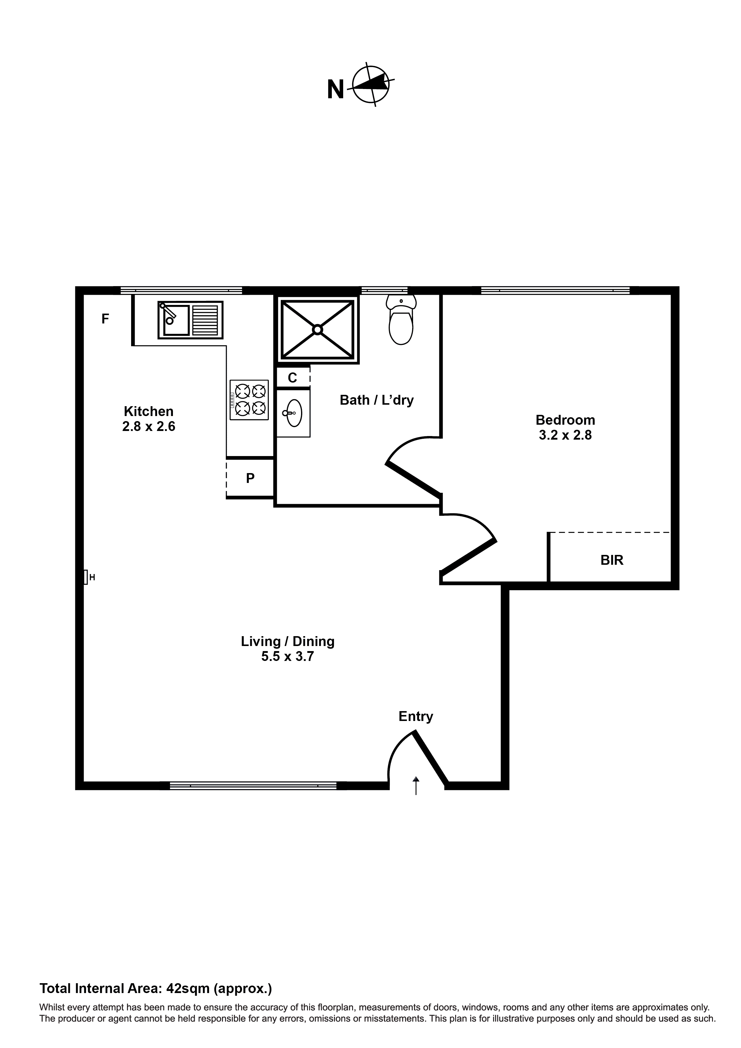 3/98 Rupert Street, West Footscray VIC 3012 - Floorplan