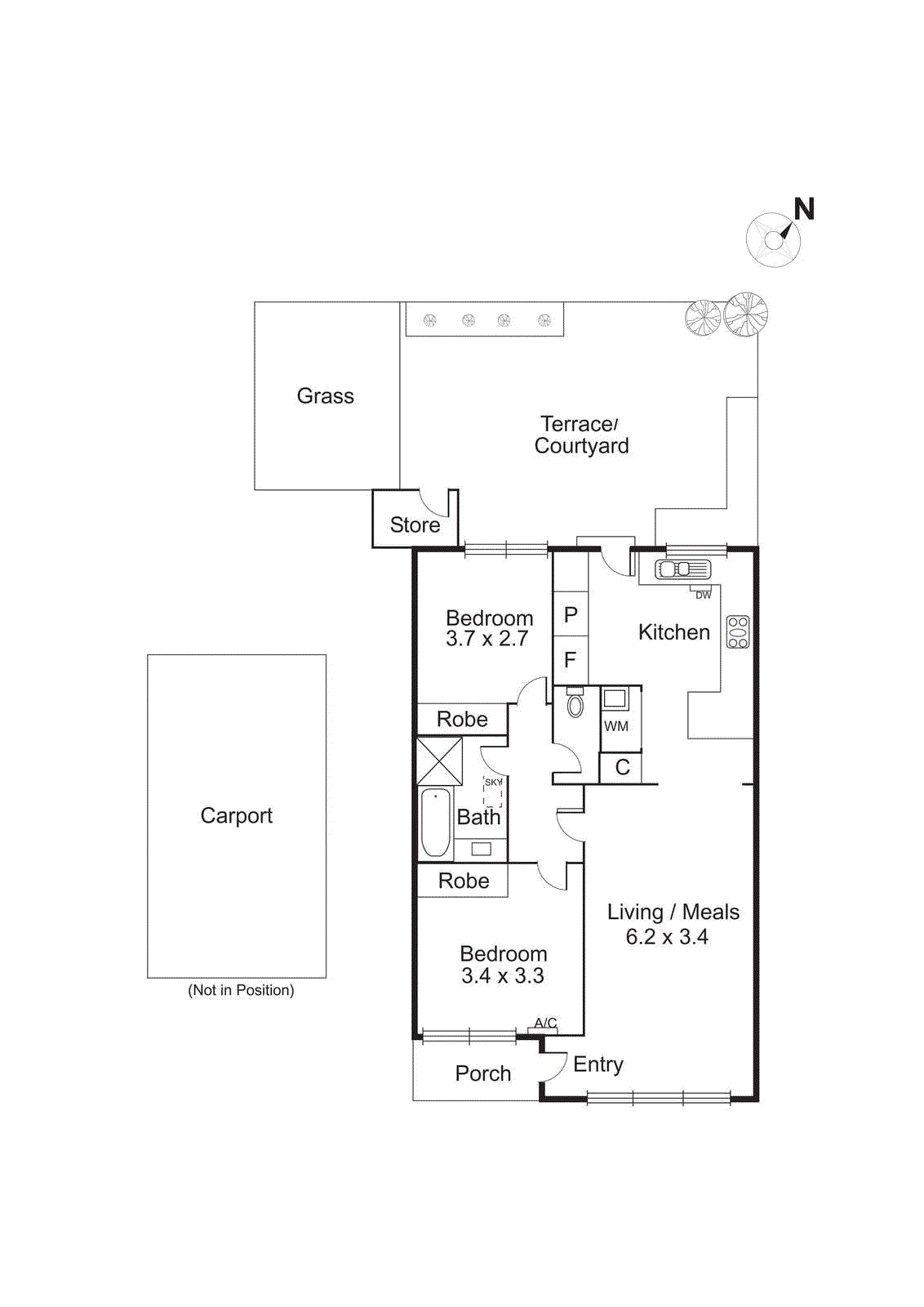 3/9a Argyle Street, Bentleigh East VIC 3165 - Floorplan