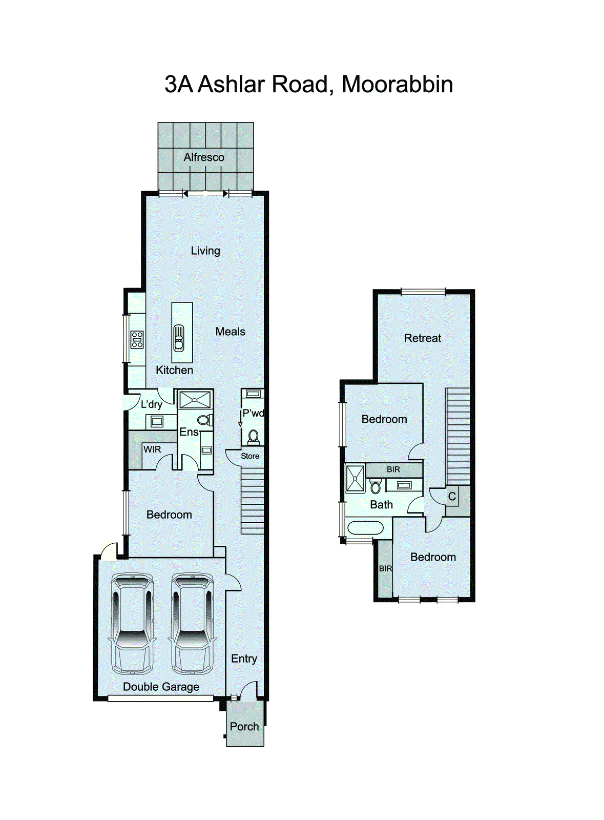 3A Ashlar Road, Moorabbin VIC 3189 - Floorplan