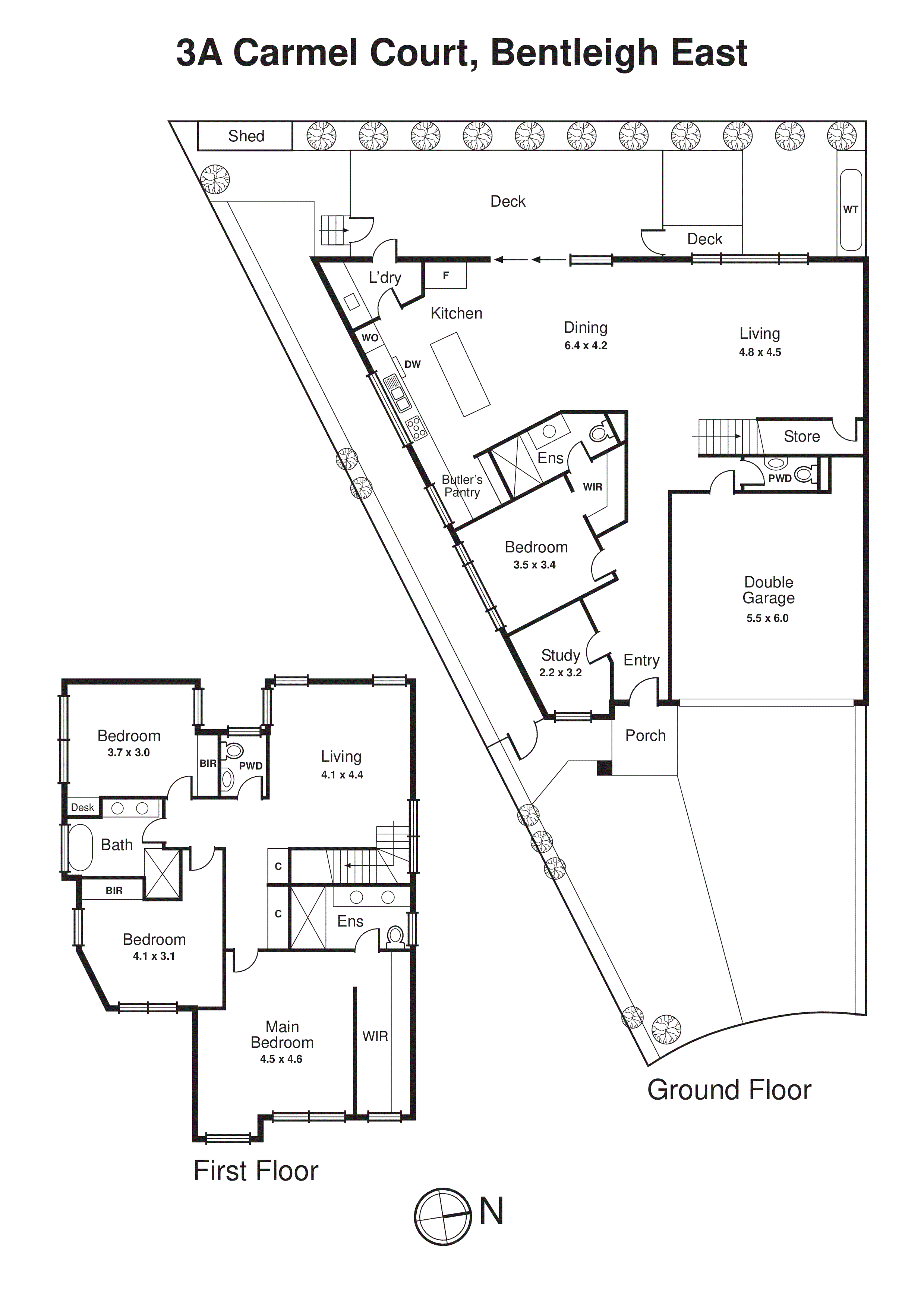 3a Carmel Court, Bentleigh East VIC 3165 - Floorplan