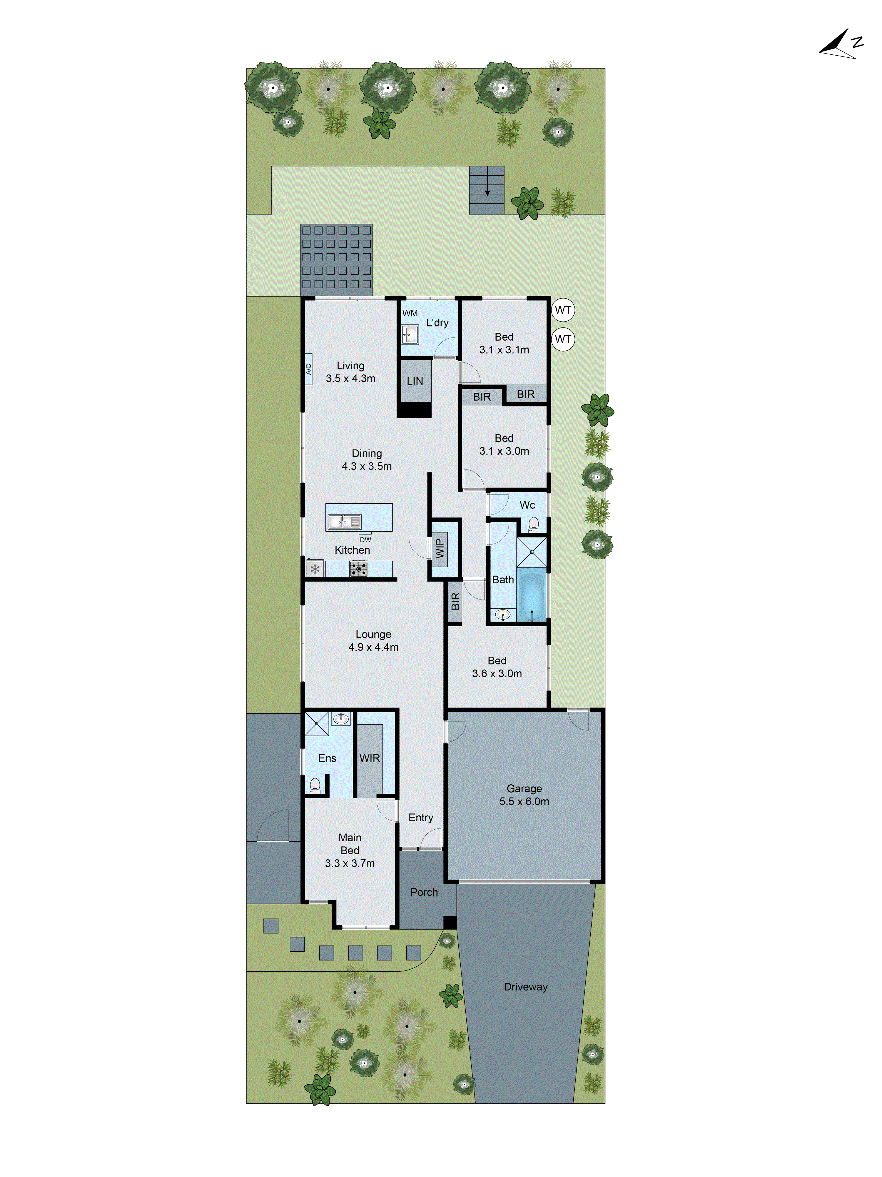 3A Cedar Grove, Highton VIC 3216 - Floorplan