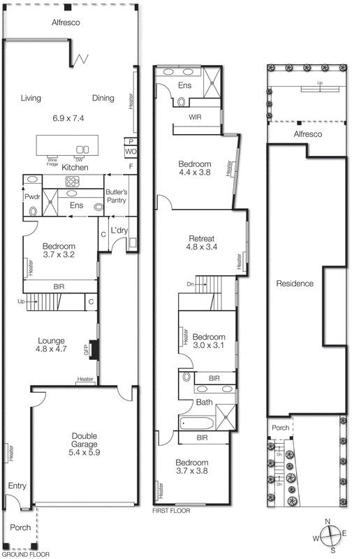 3a Denton Street, Brighton East VIC 3187 - Floorplan