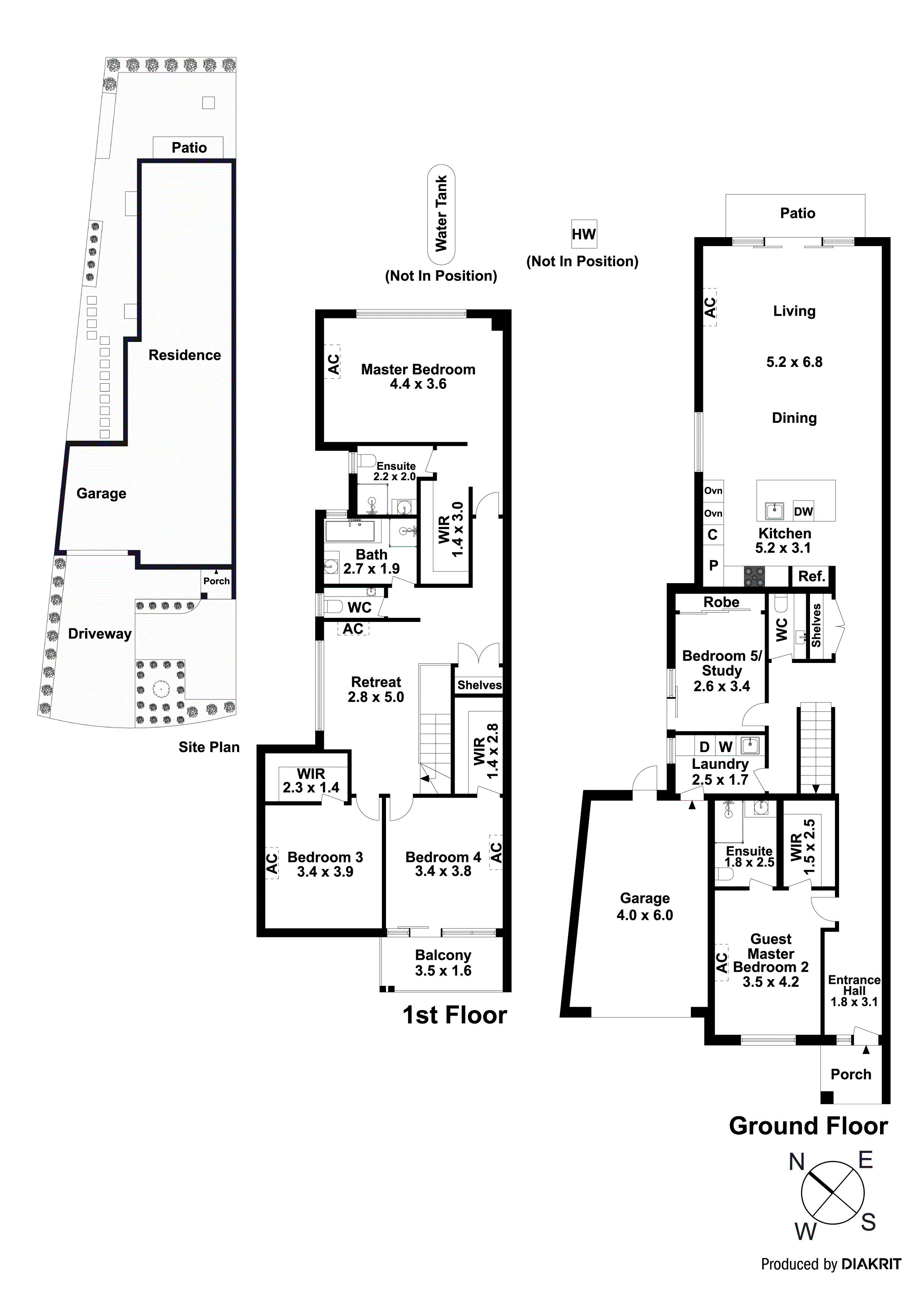 3A Dirigo Drive, Wheelers Hill VIC 3150 - Floorplan