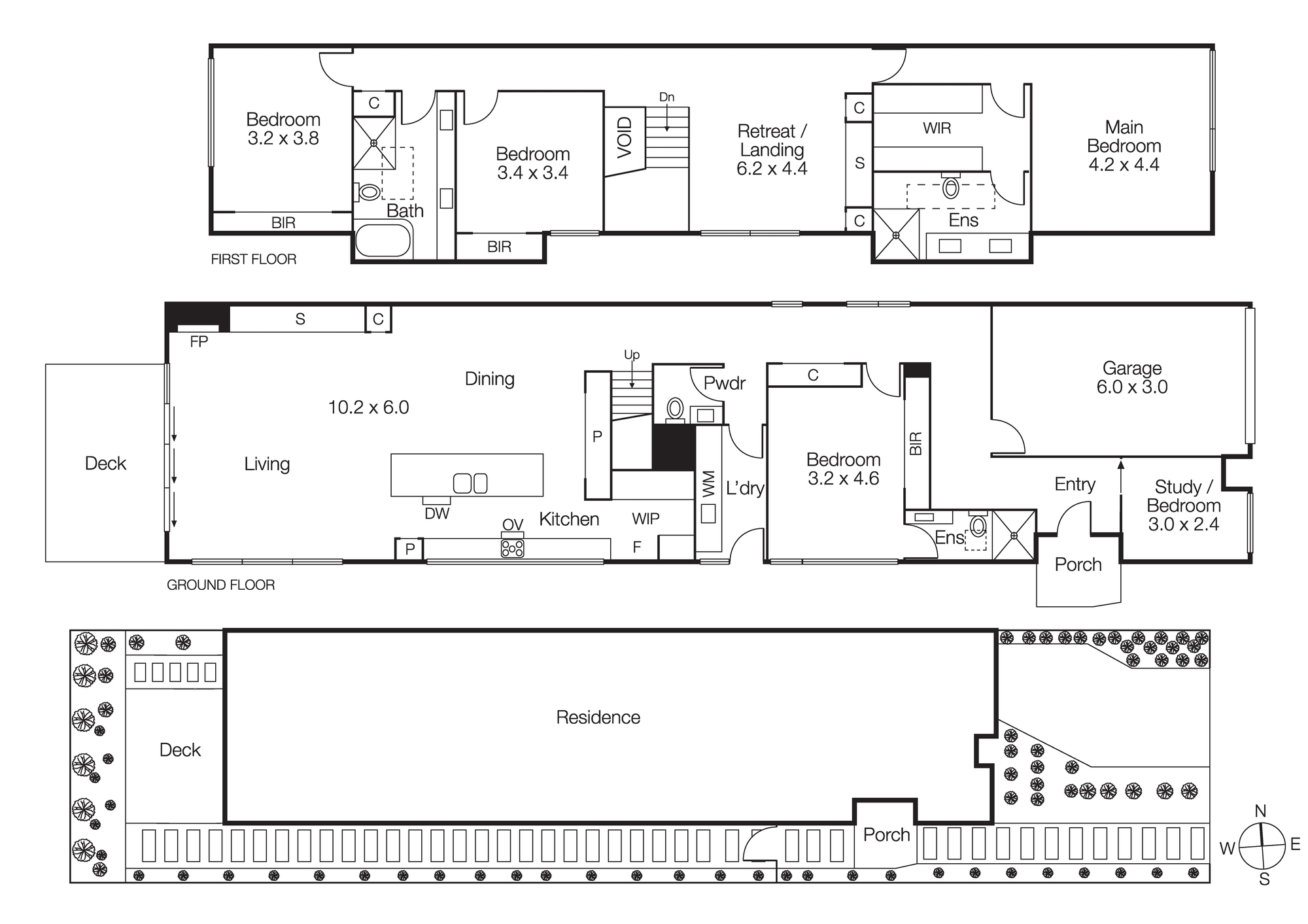 3A Ridge Avenue, HAMPTON EAST VIC 3188 - Floorplan