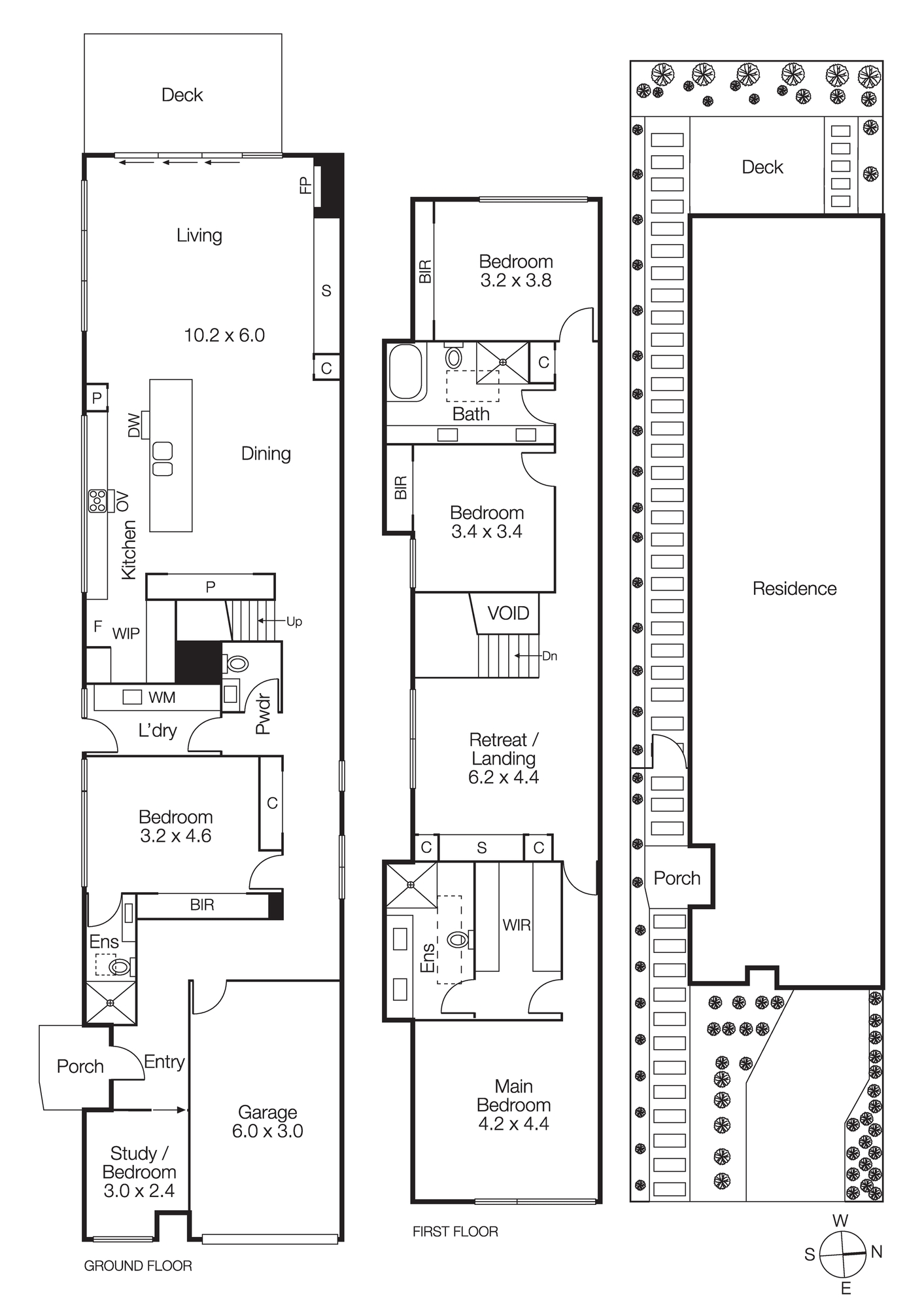 3A Ridge Avenue, HAMPTON EAST VIC 3188 - Floorplan