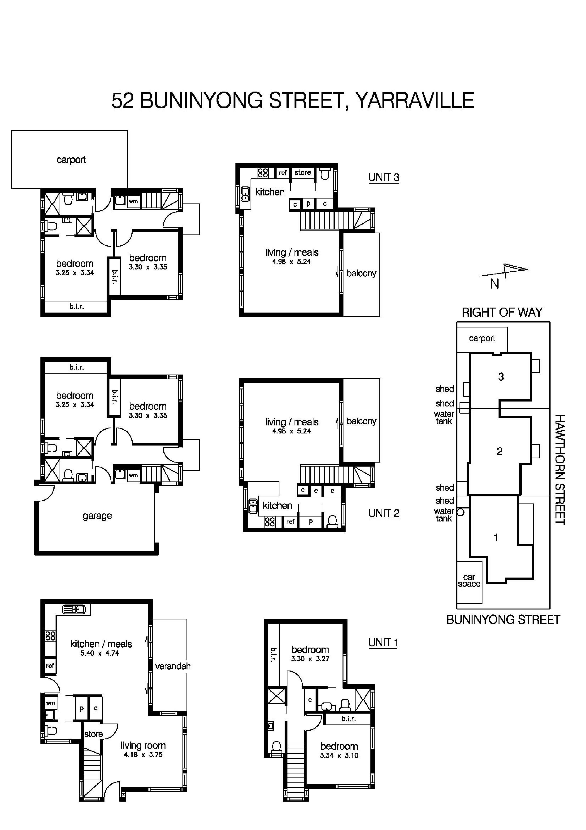 3B Hawthorn Street, YARRAVILLE VIC 3013 - Floorplan
