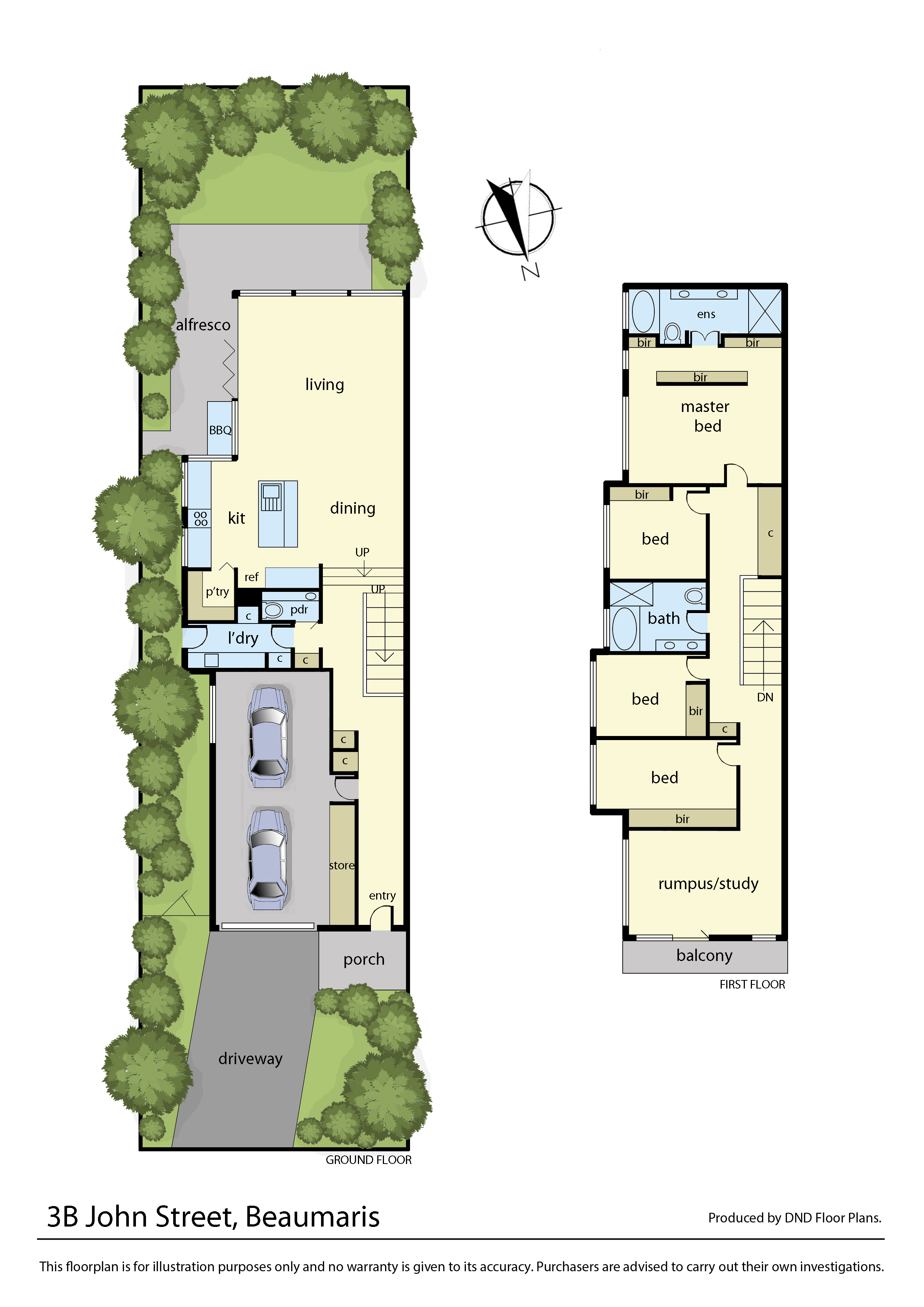 3b John Street, BEAUMARIS VIC 3193 - Floorplan