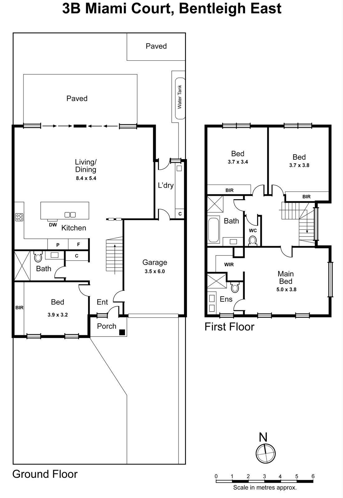 3B Miami Court, Bentleigh East VIC 3165 - Floorplan