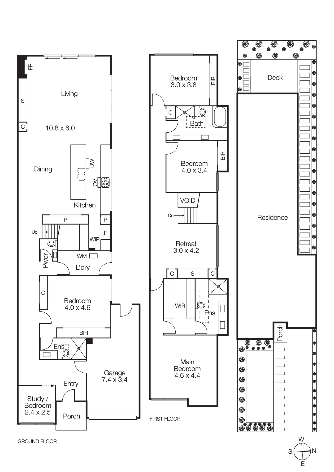 3B Ridge Avenue, HAMPTON EAST VIC 3188 - Floorplan