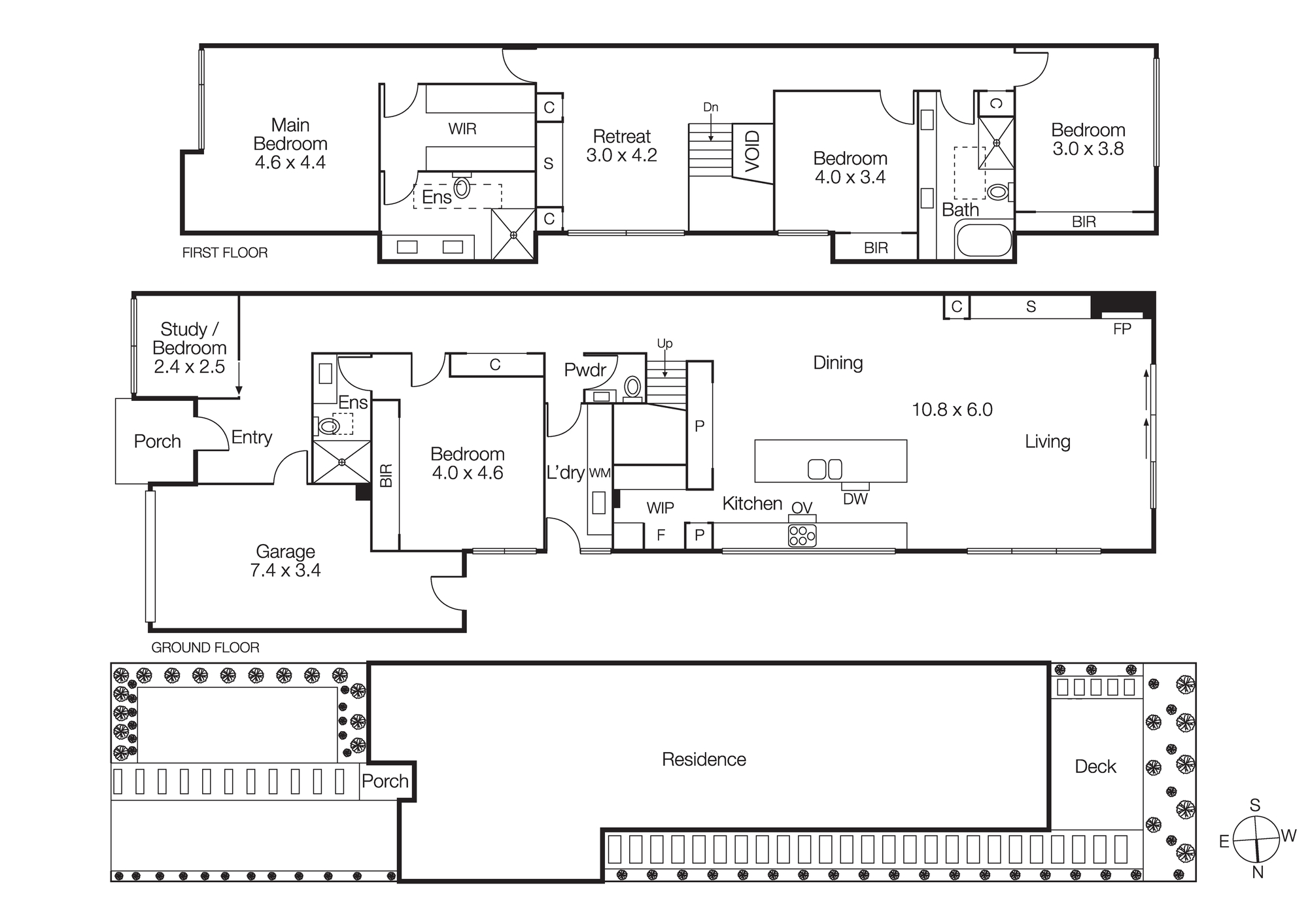 3B Ridge Avenue, HAMPTON EAST VIC 3188 - Floorplan