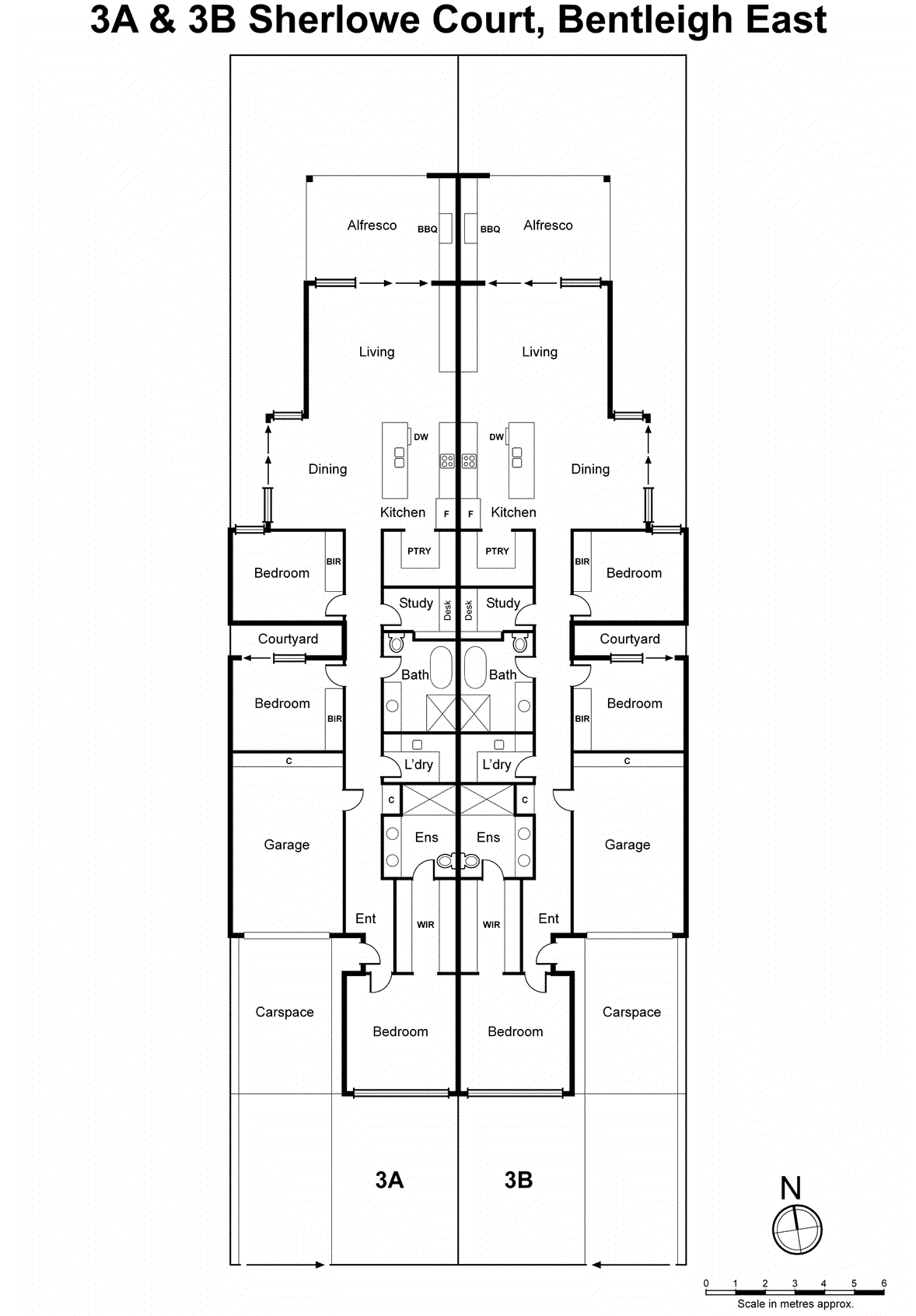 3b Sherlowe Court, Bentleigh East VIC 3165 - Floorplan