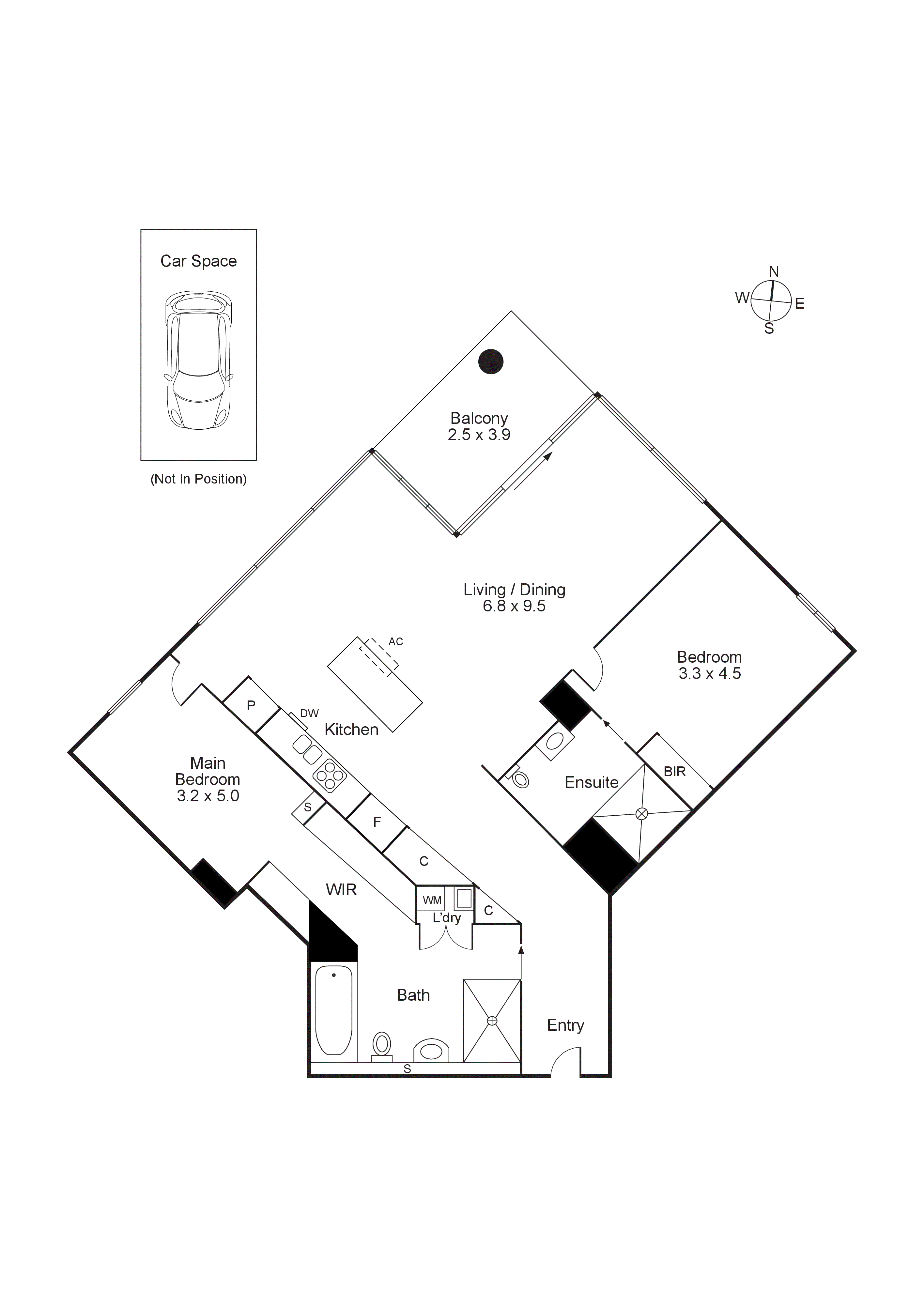3E/635 St Kilda Road, Melbourne VIC 3004 - Floorplan