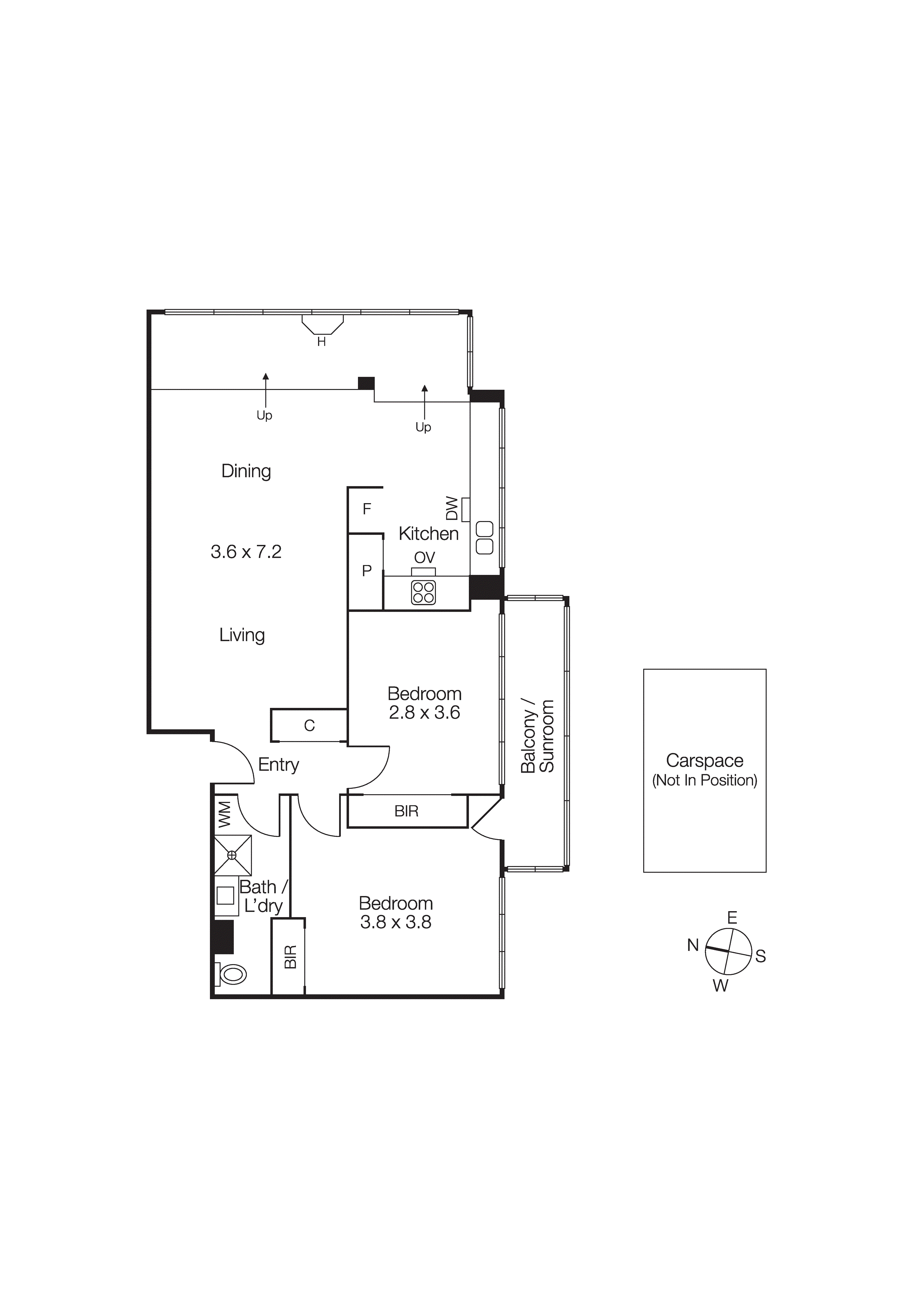 3G/12 Marine Parade, St Kilda VIC 3182 - Floorplan