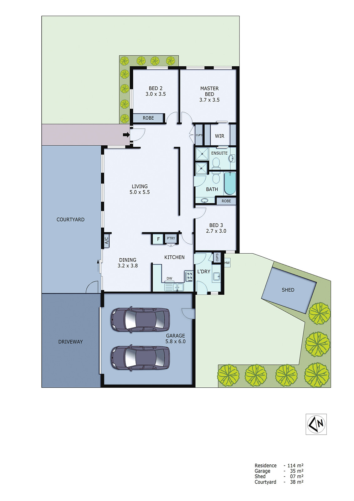 4 Albert Place, Dingley Village VIC 3172 - Floorplan