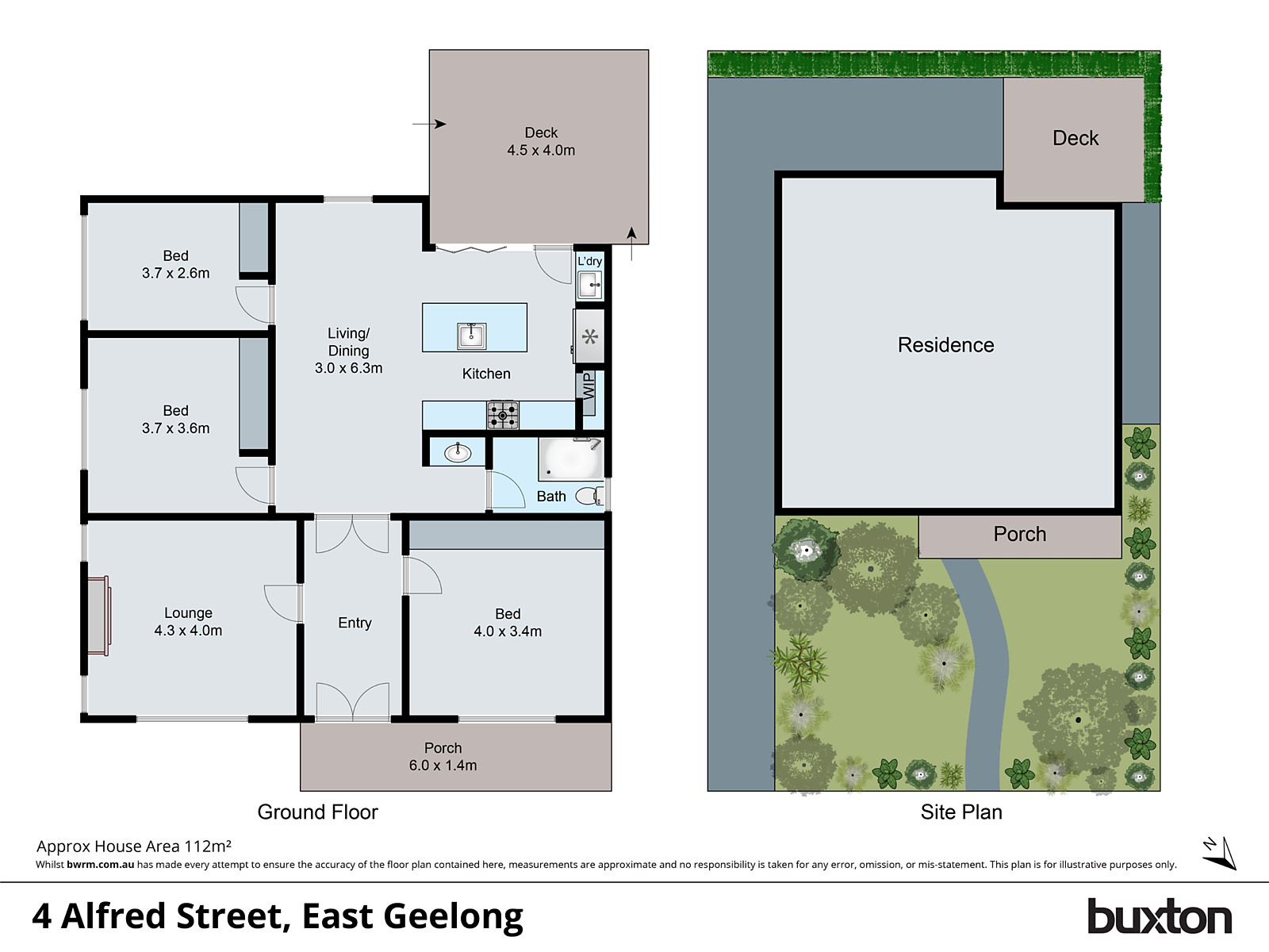 4 Alfred Street, East Geelong VIC 3219 - Floorplan