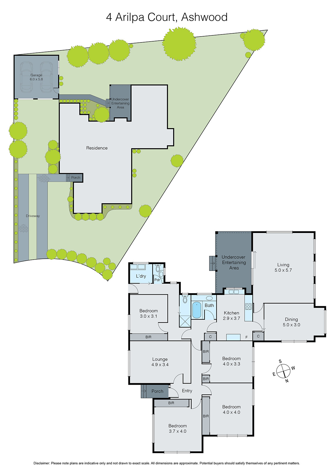 4 Arilpa Court, Ashwood VIC 3147 - Floorplan