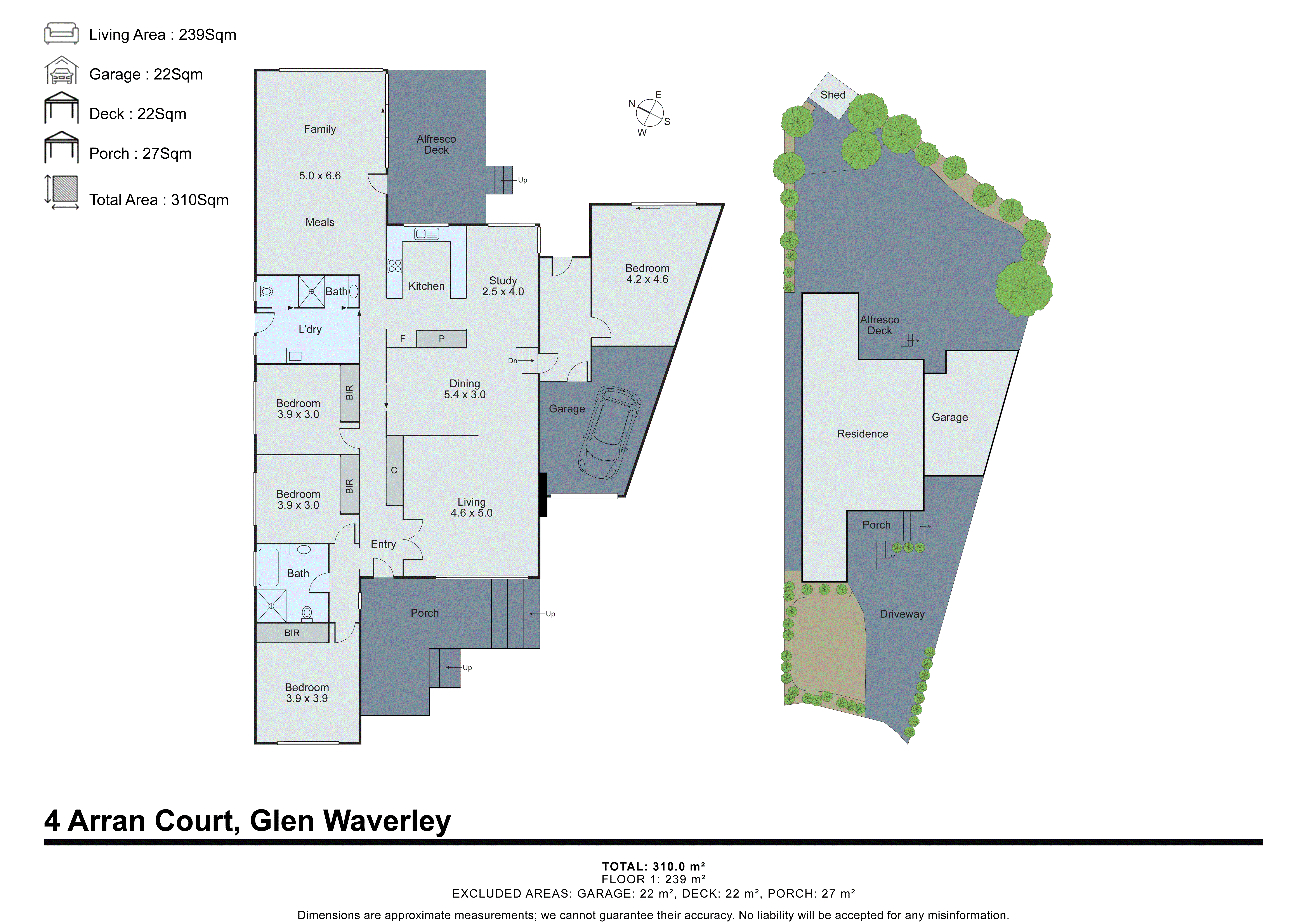 4 Arran Court, Glen Waverley VIC 3150 - Floorplan