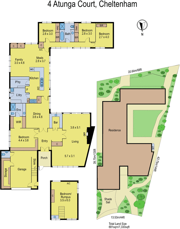 4 Atunga Court, Cheltenham VIC 3192 - Floorplan