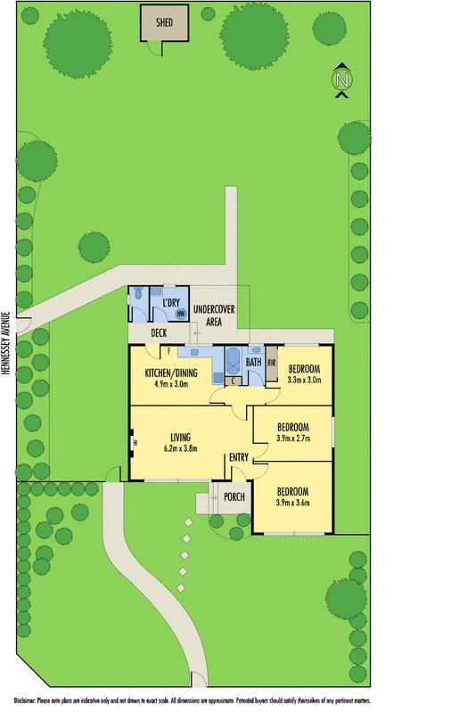 4 Azilemot Avenue, Herne Hill VIC 3218 - Floorplan