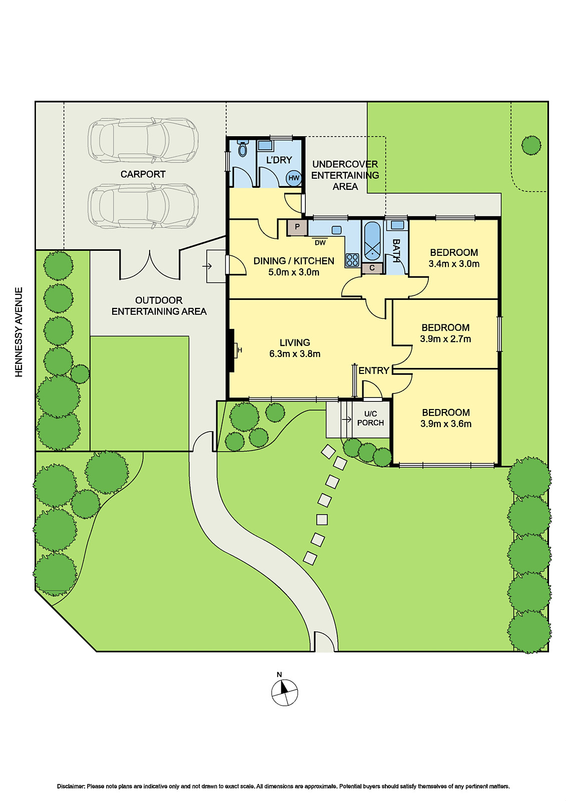 4 Azilemot Avenue, Herne Hill VIC 3218 - Floorplan